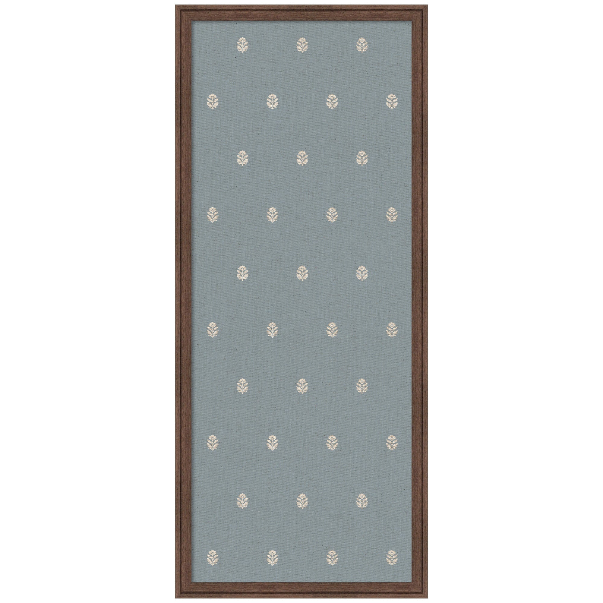 Pinboard Blue Botanical Block Print