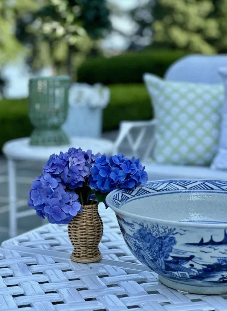 Set of 3 Mini Wicker Vases - The Mayfair Hall