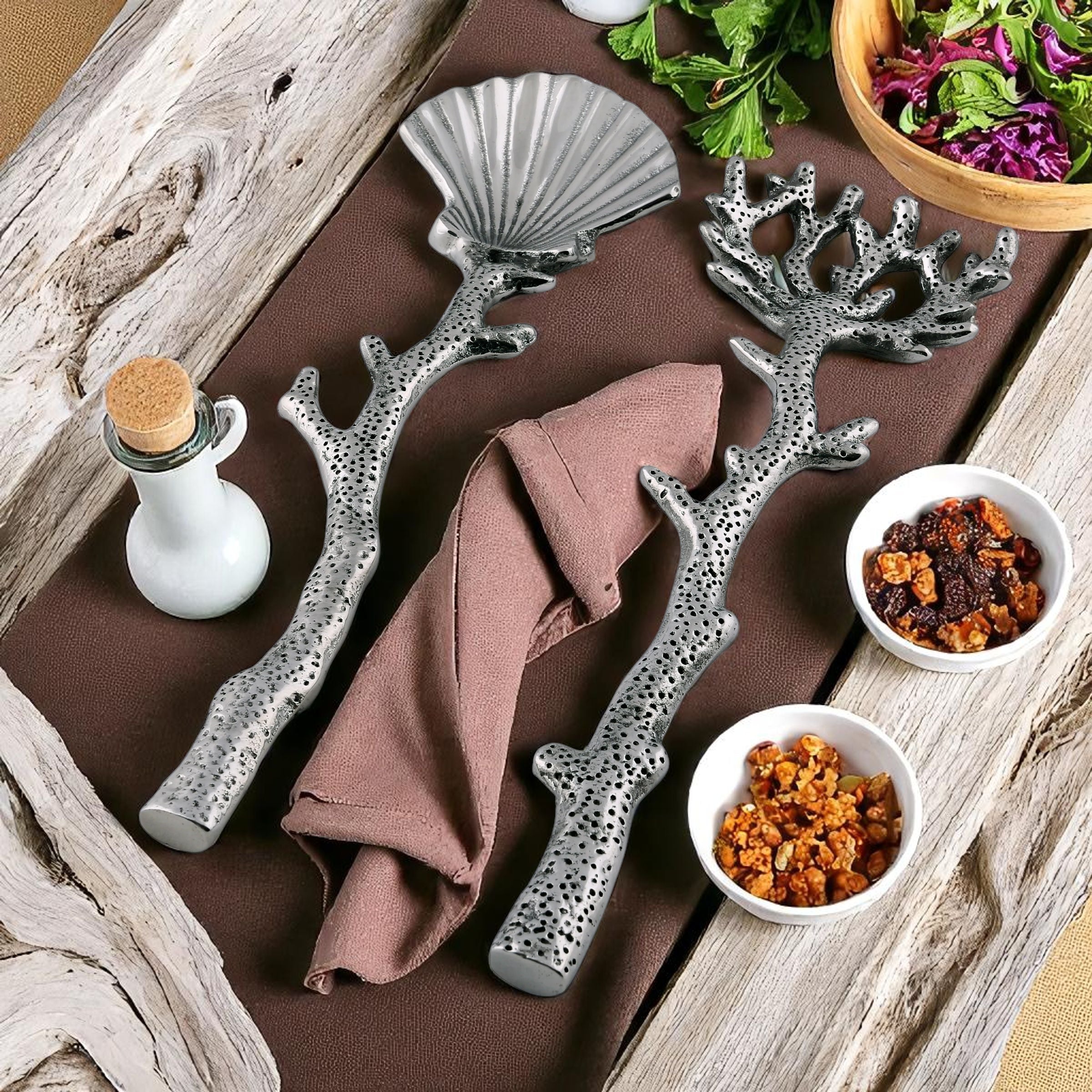 Shell and Sea Life Serving Set