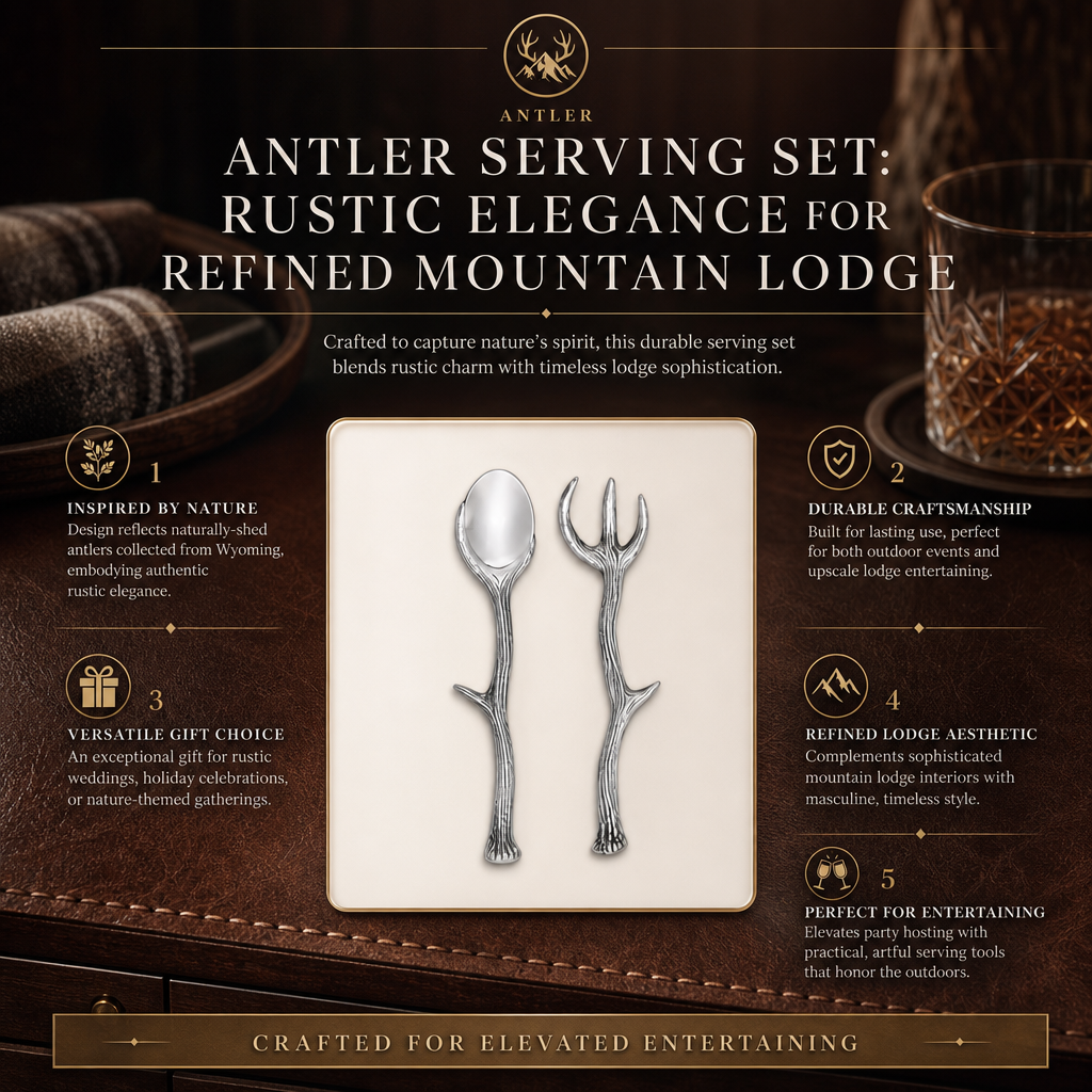 Antler Serving Set