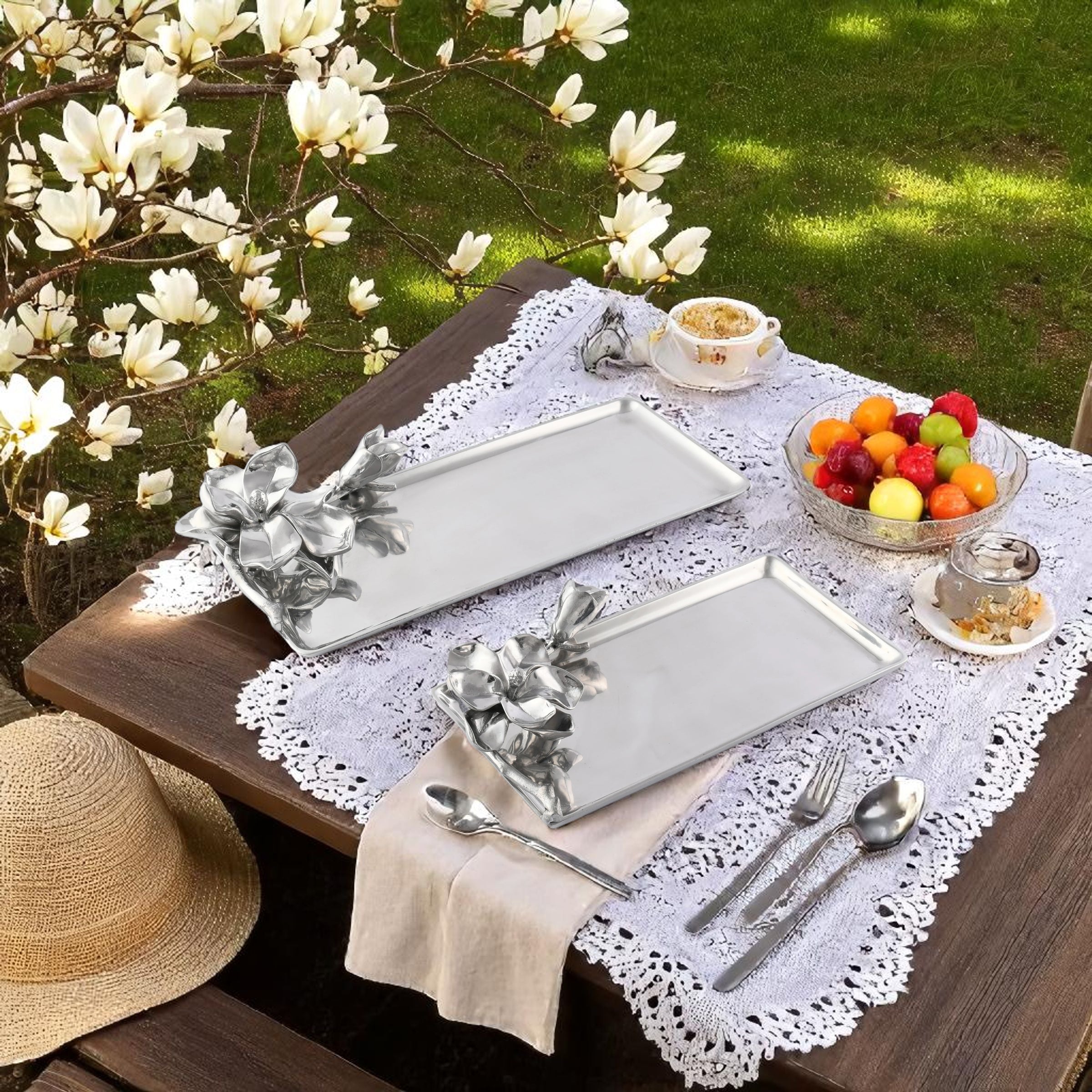 Magnolia Oblong Tray