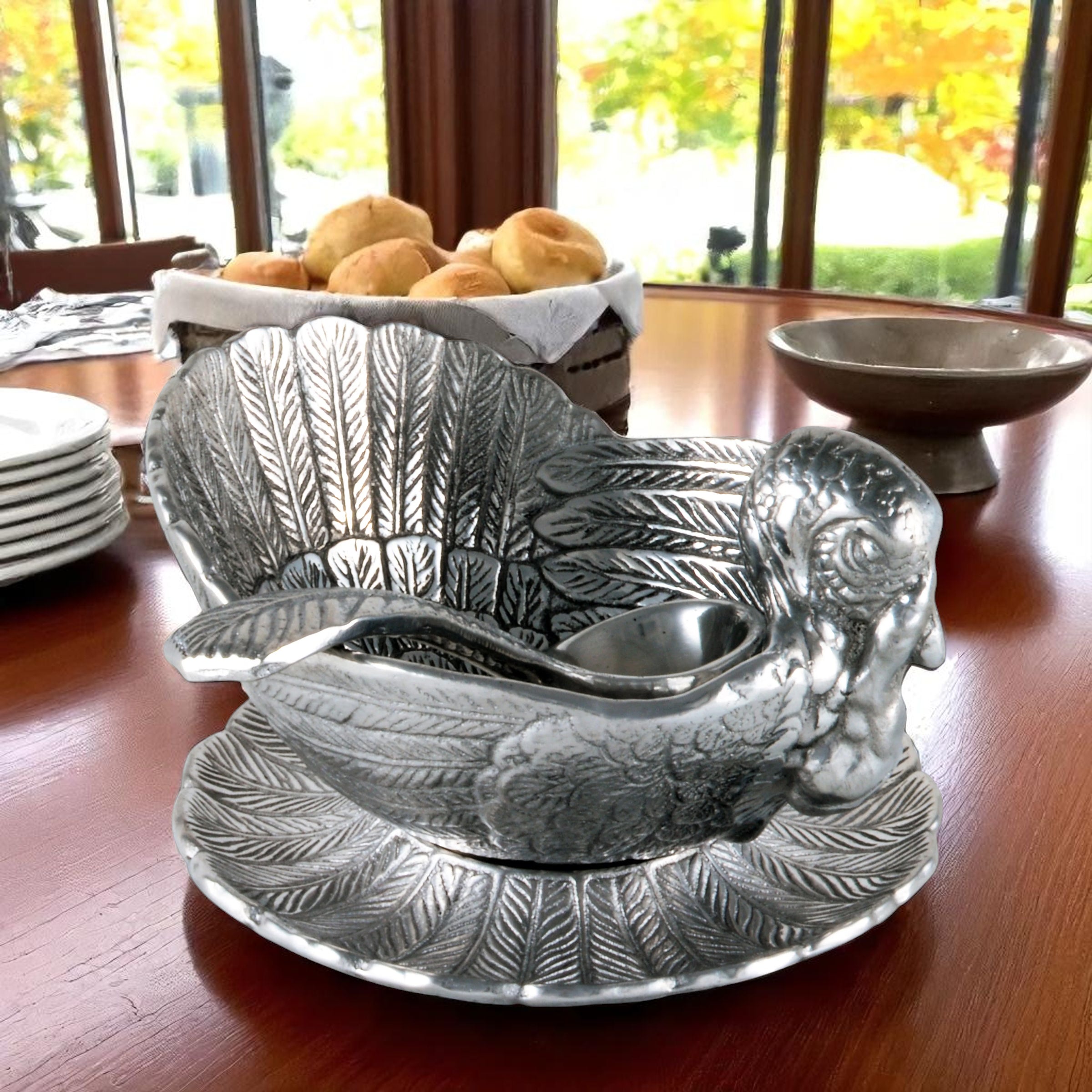 Turkey 3-Piece Condiment Set