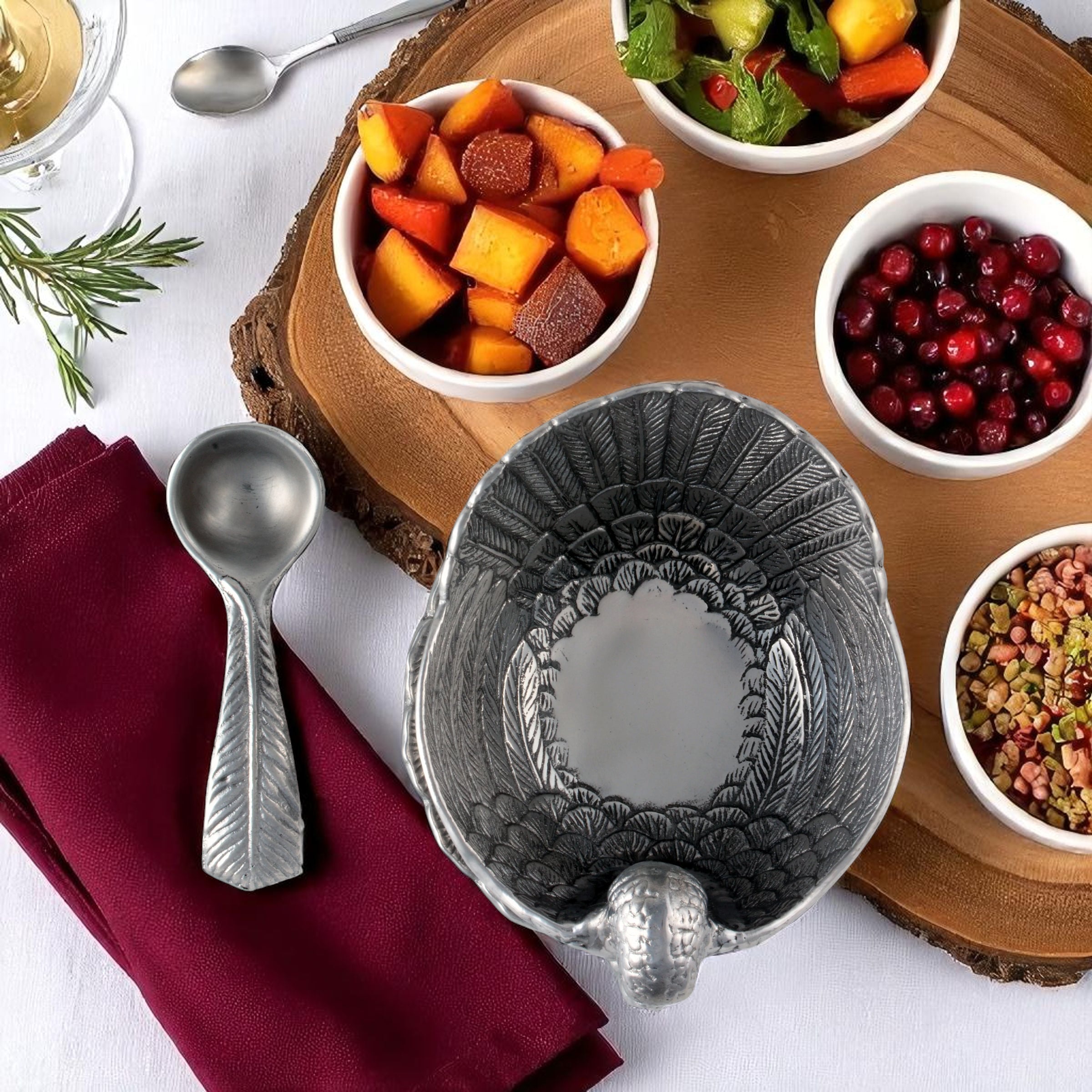 Turkey 3-Piece Condiment Set