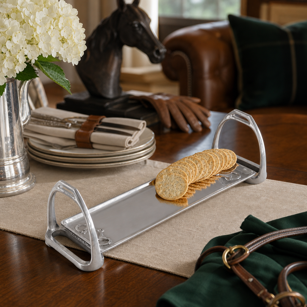 Equestrian Stirrup Tray - Small