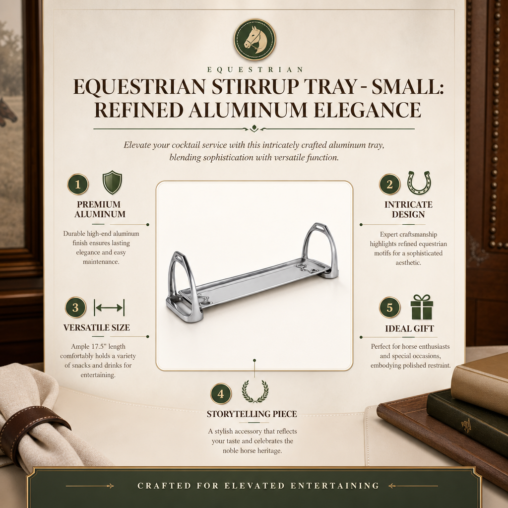 Equestrian Stirrup Tray - Small