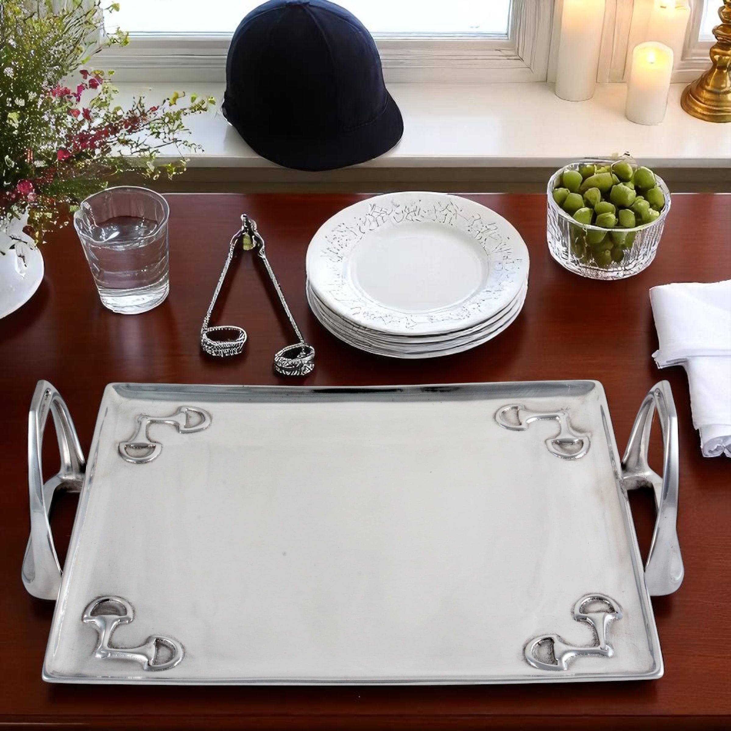 Equestrian Stirrup Tray - Large