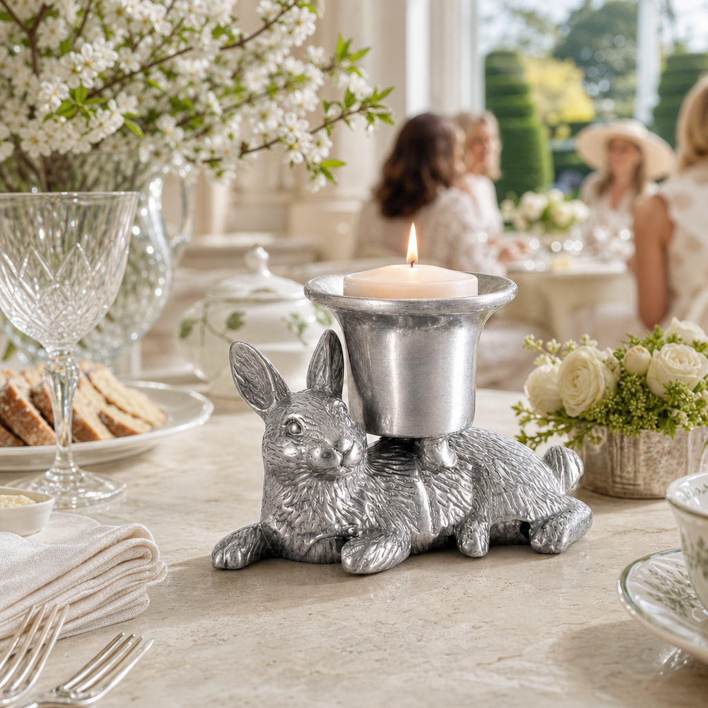 Rabbit candle holders