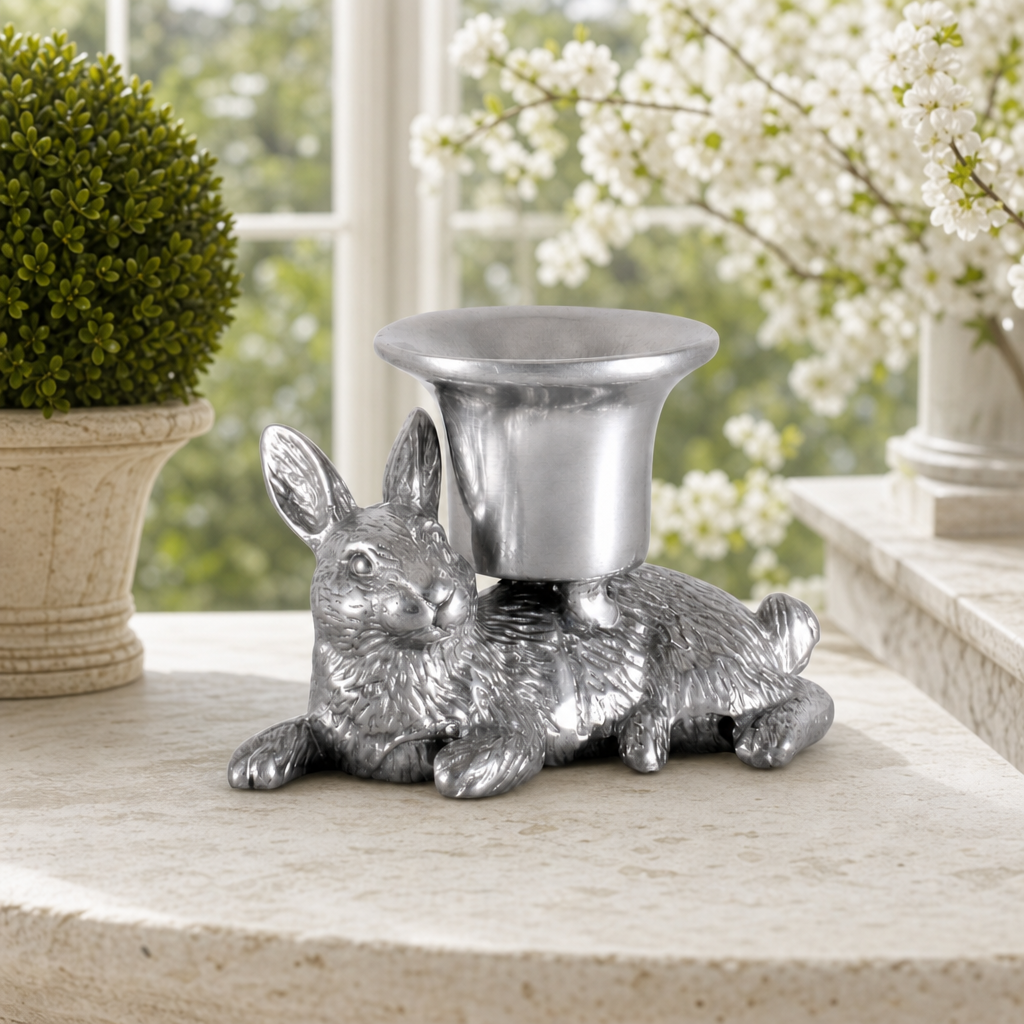 Rabbit candle holders