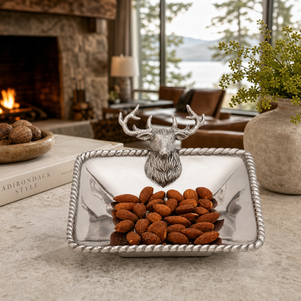 Elk Head Nut Bowl