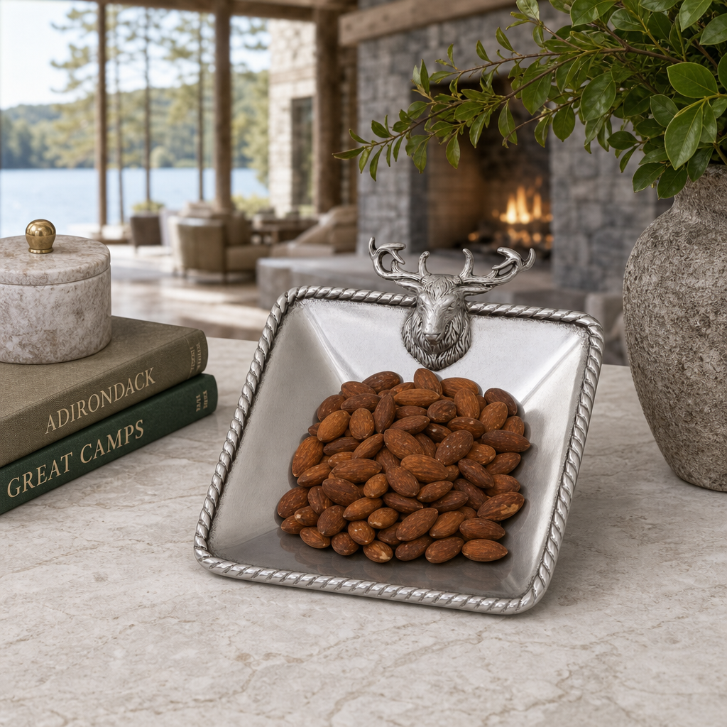 Elk Head Nut Bowl