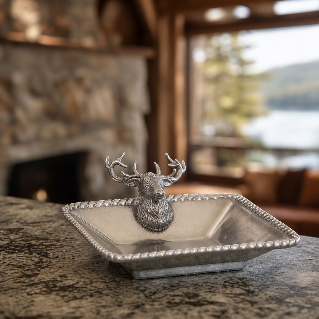 Elk Head Nut Bowl