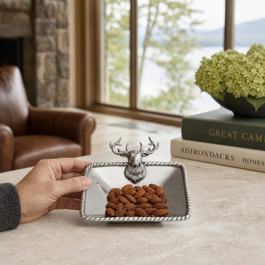 Elk Head Nut Bowl