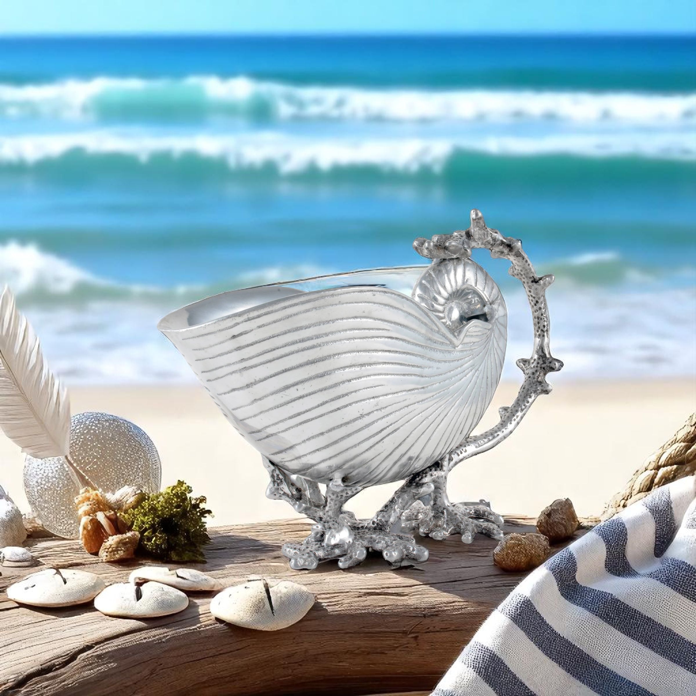 Sea Shell Sauce Bowl