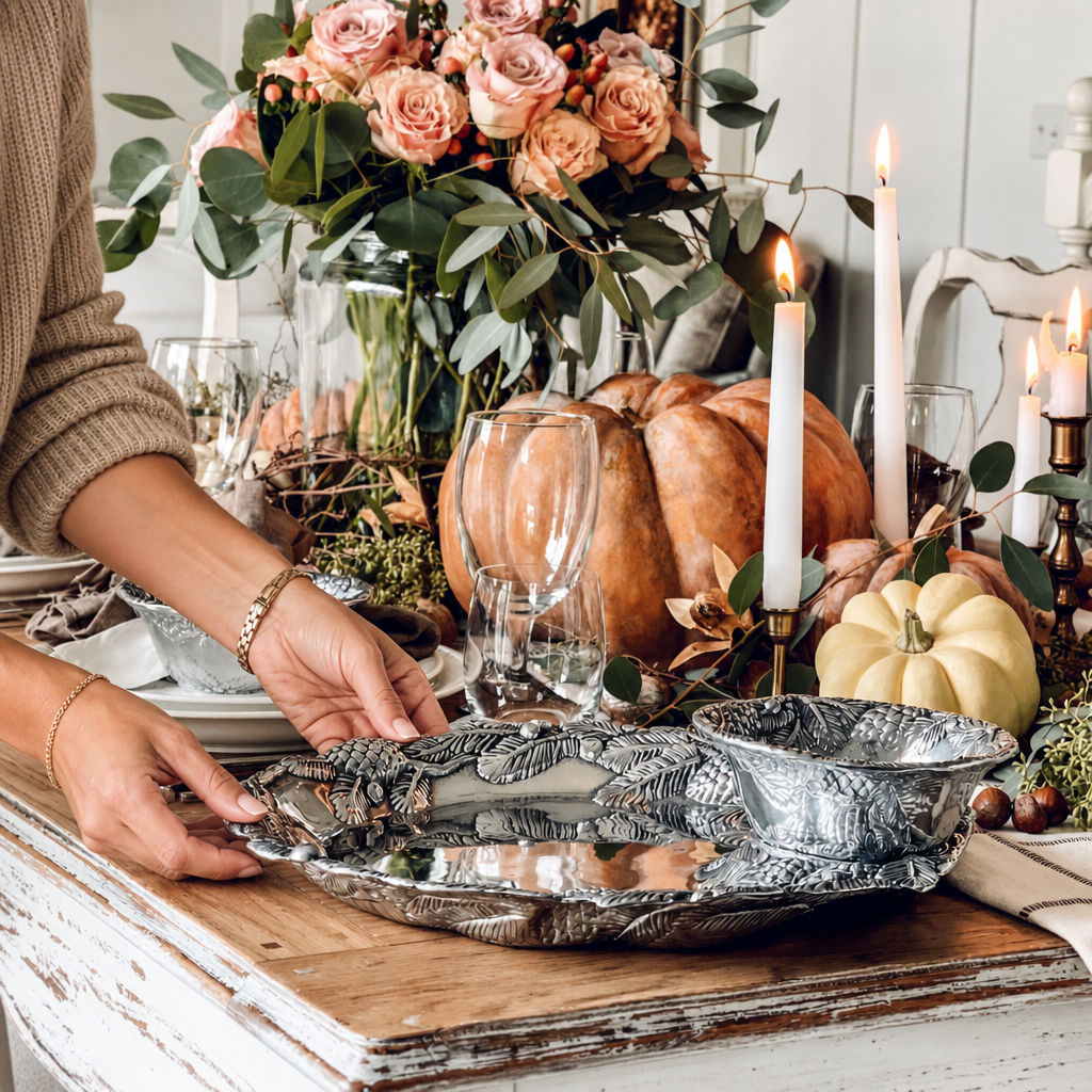 Pine Cone Forest Chip and Dip Tray