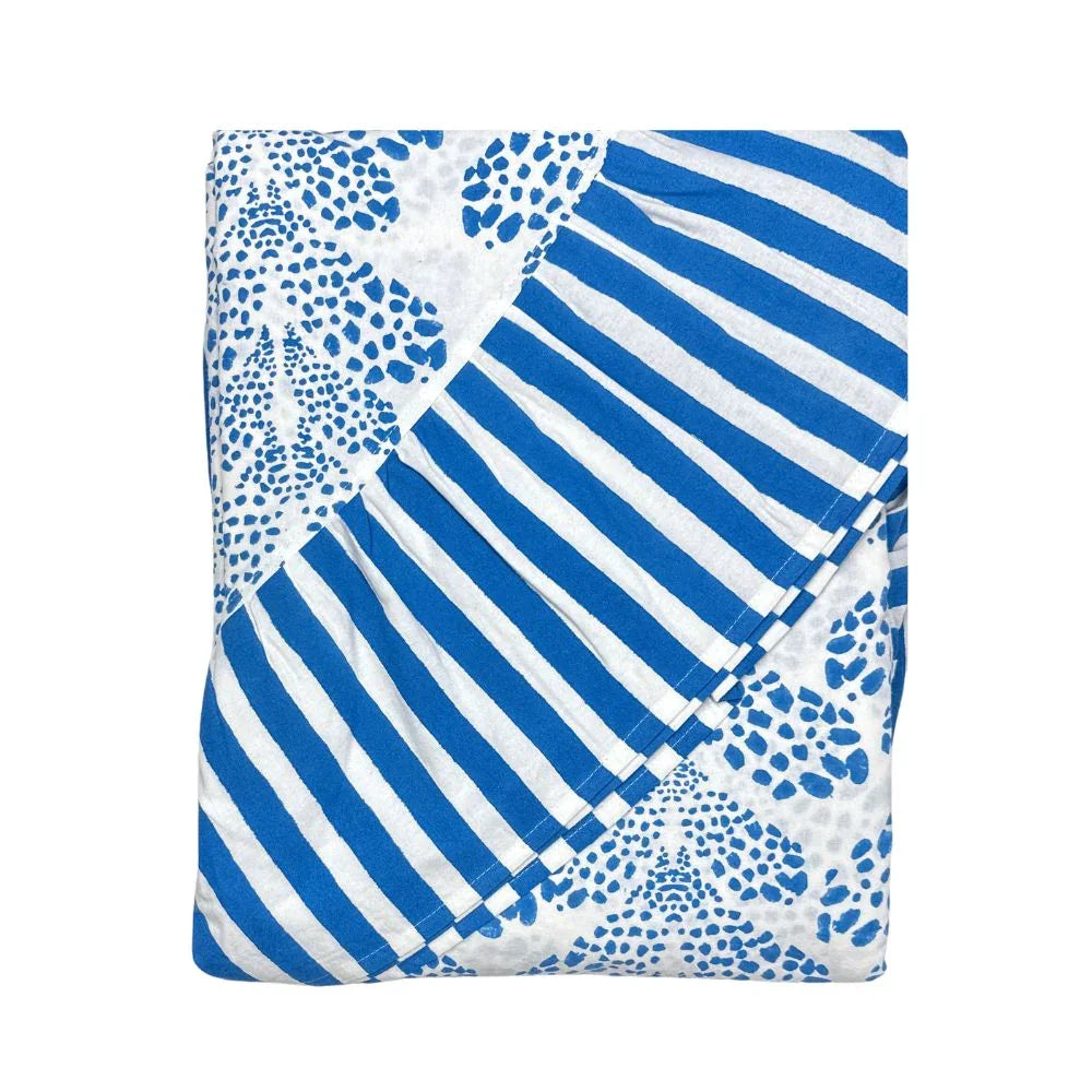 Cabana Blue Kelli - Tablecloth - The Mayfair Hall