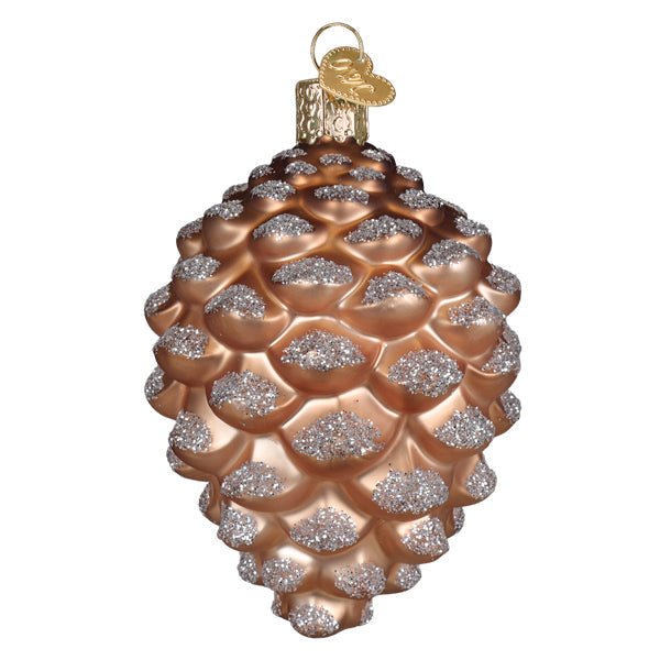 Piney Fox Blown Glass Christmas Ornament by Old World Christmas