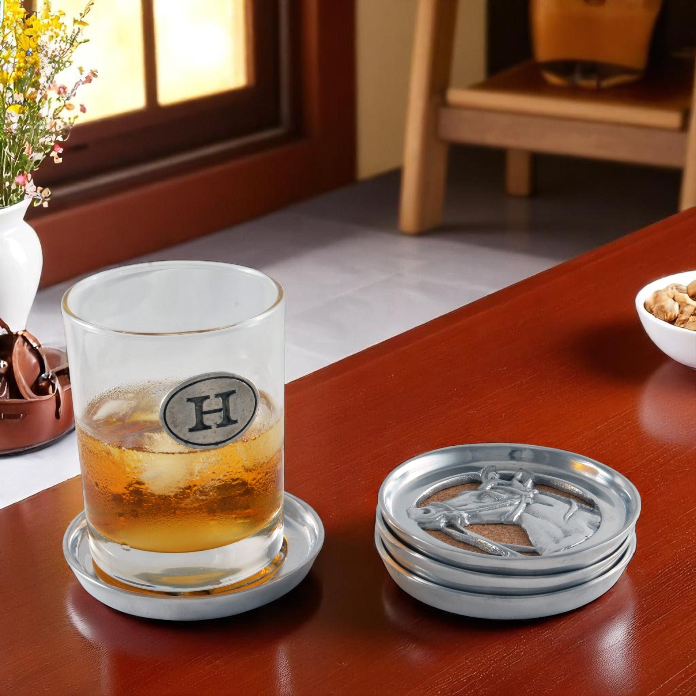 Equestrian Drink Coaster Set of 4