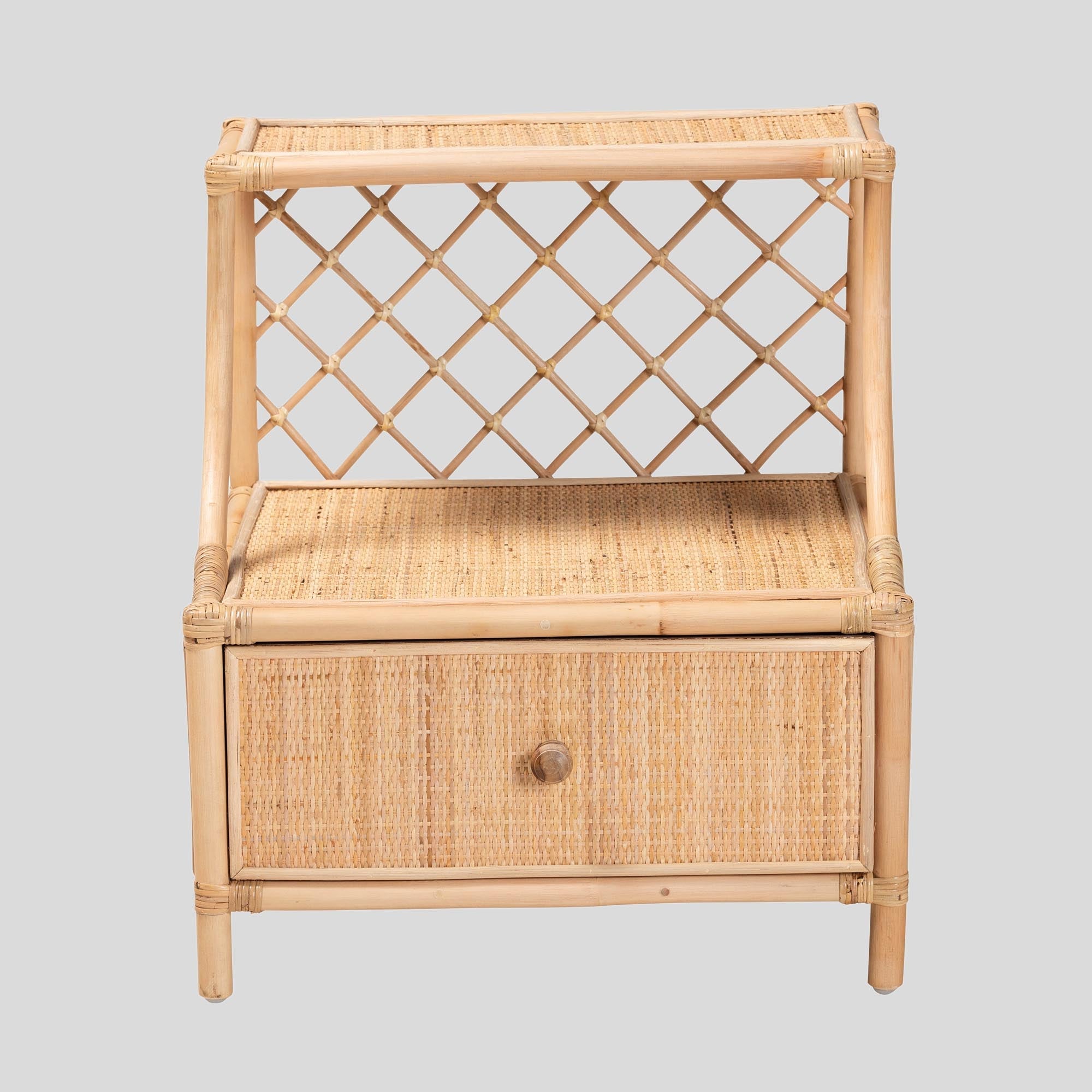 Raja Rattan 1-Drawer Nightstand