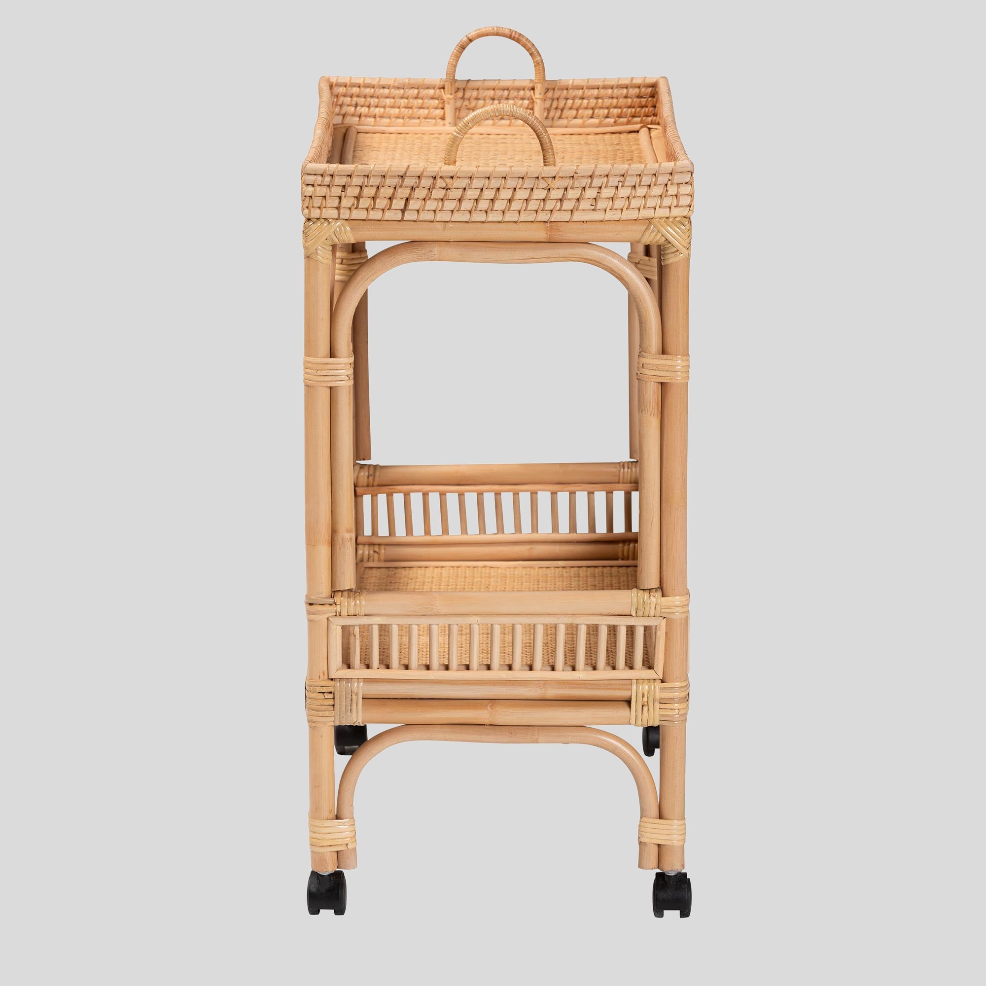 Renato Rattan Wine Cart