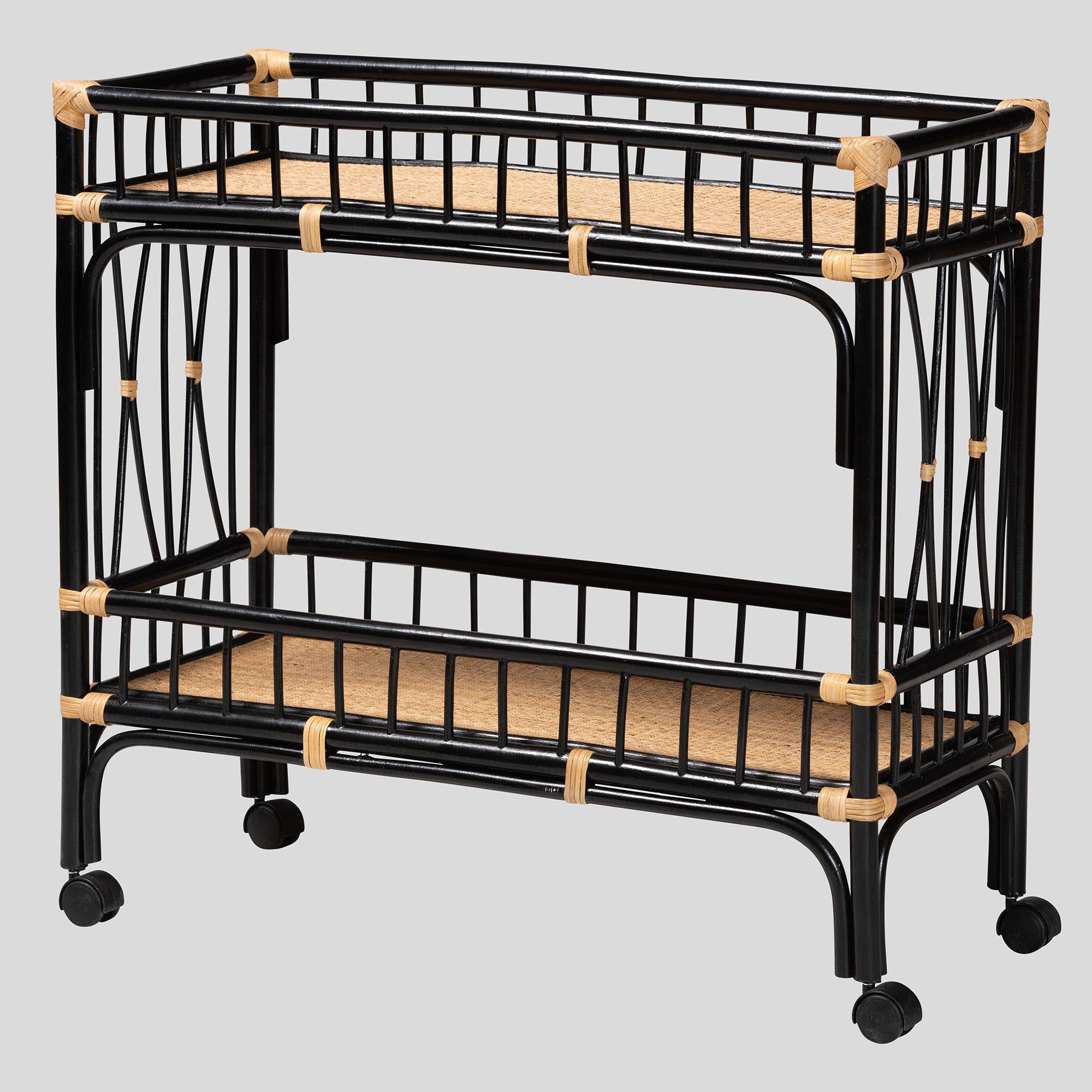 Charlotte Teak Wood Kitchen Cart