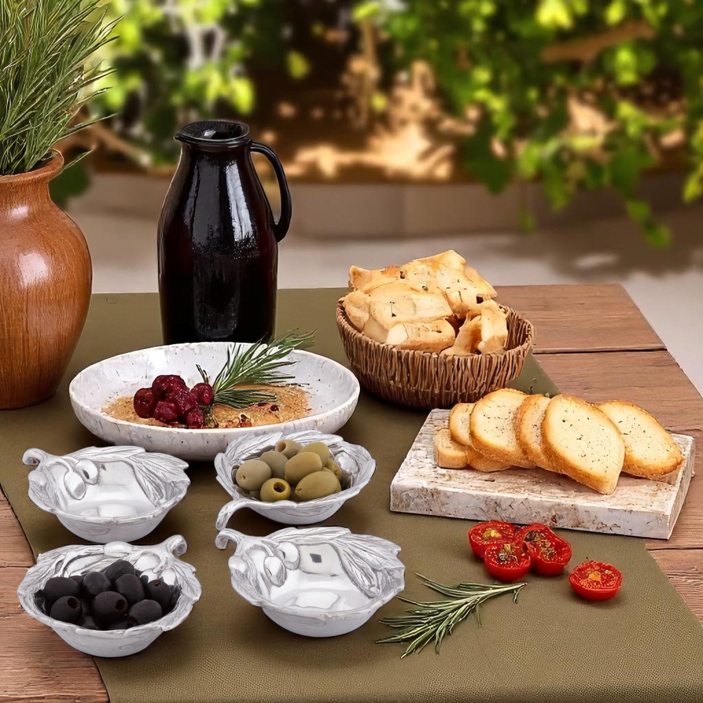 Olive Sauce/Oil Bowl