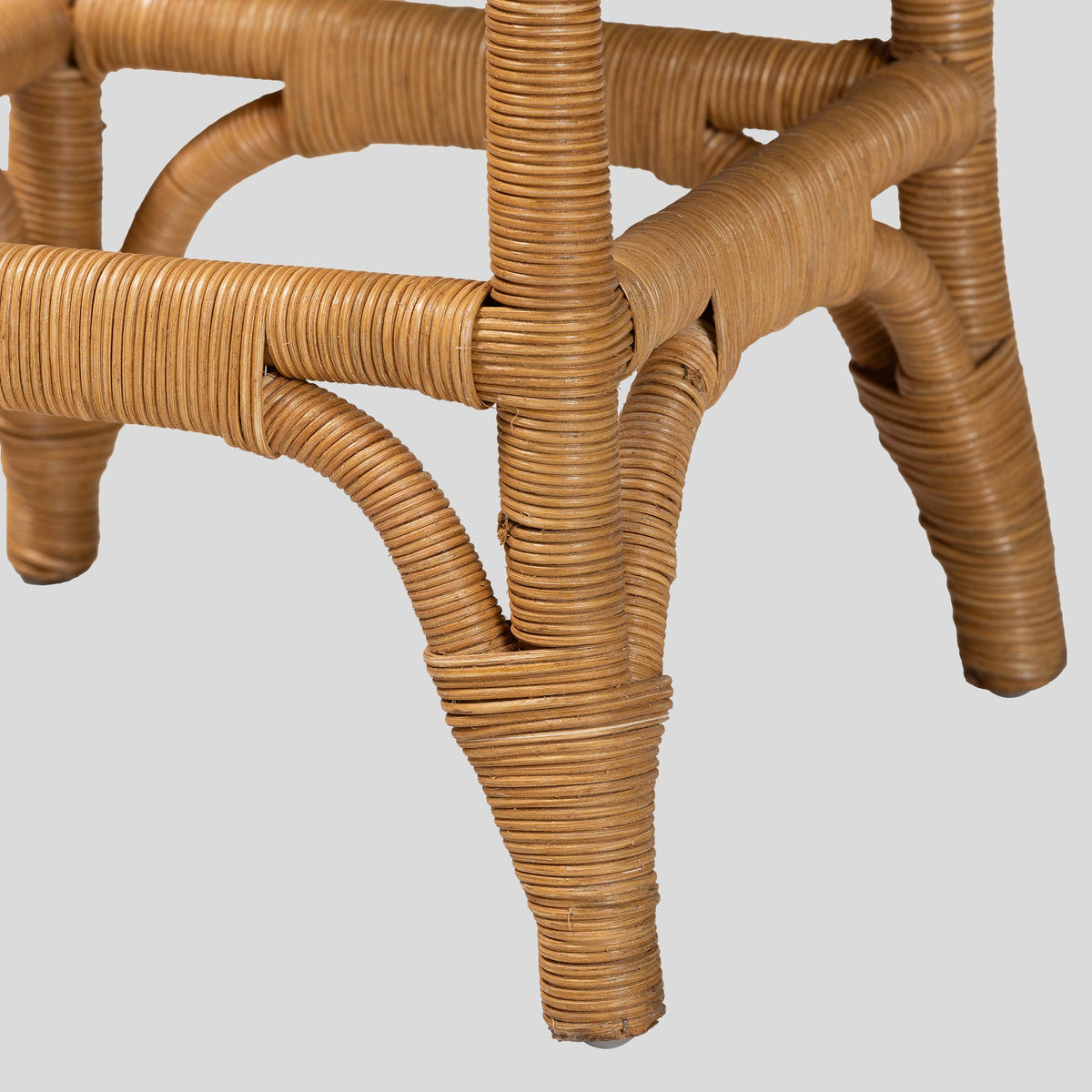 Walter Rattan Counter Stool