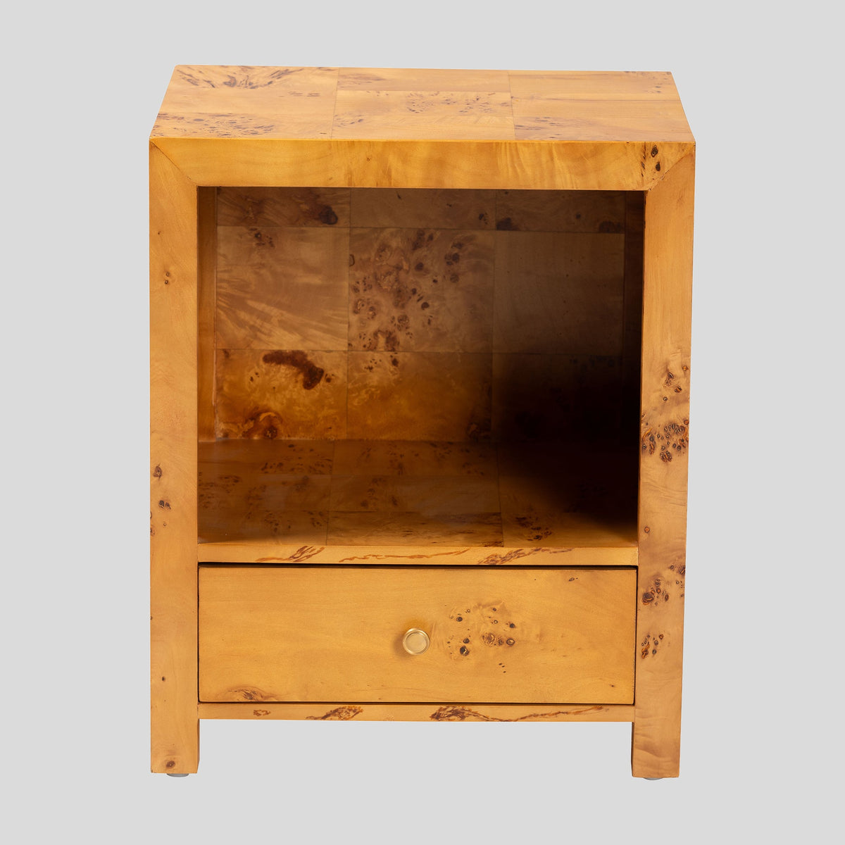Audrey Wood 1-Drawer Nightstand