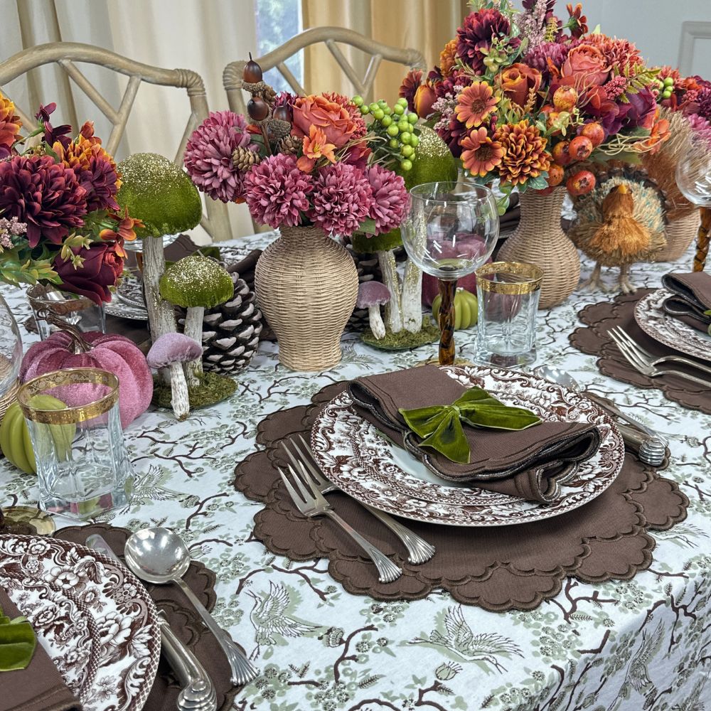 Lillian Napkin - Cocoa (Set of 4)