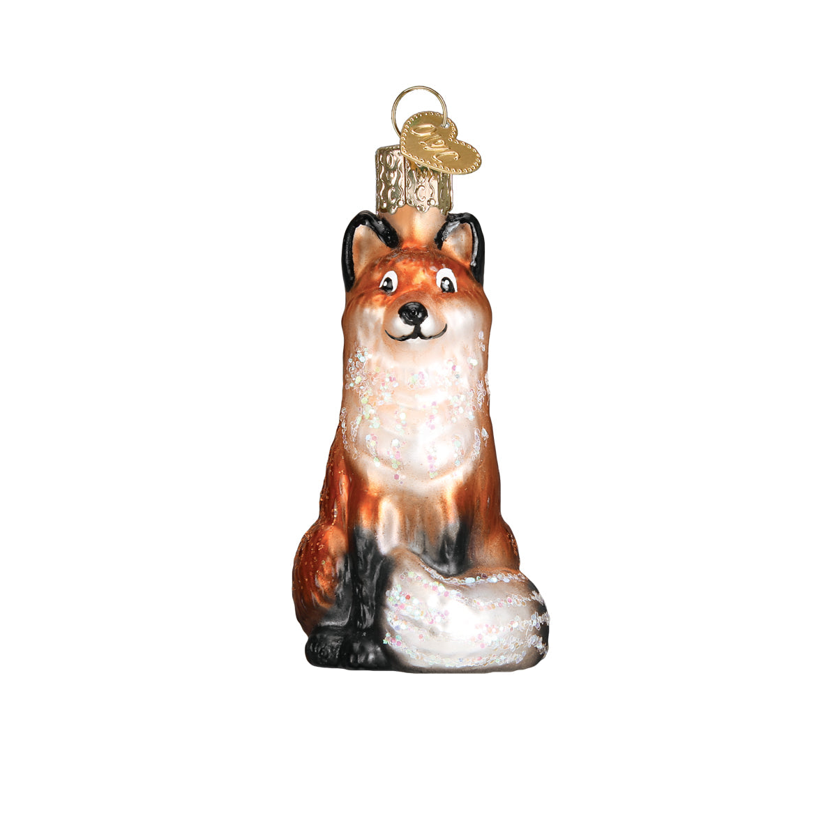 Mini Woodland Animal Blown Glass Christmas Ornament Set by Old World Christmas — Set of 6