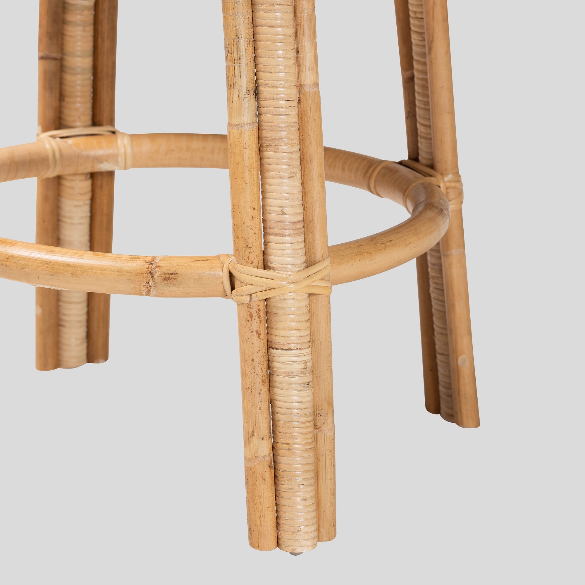 Monty Rattan Swivel Counter Stool