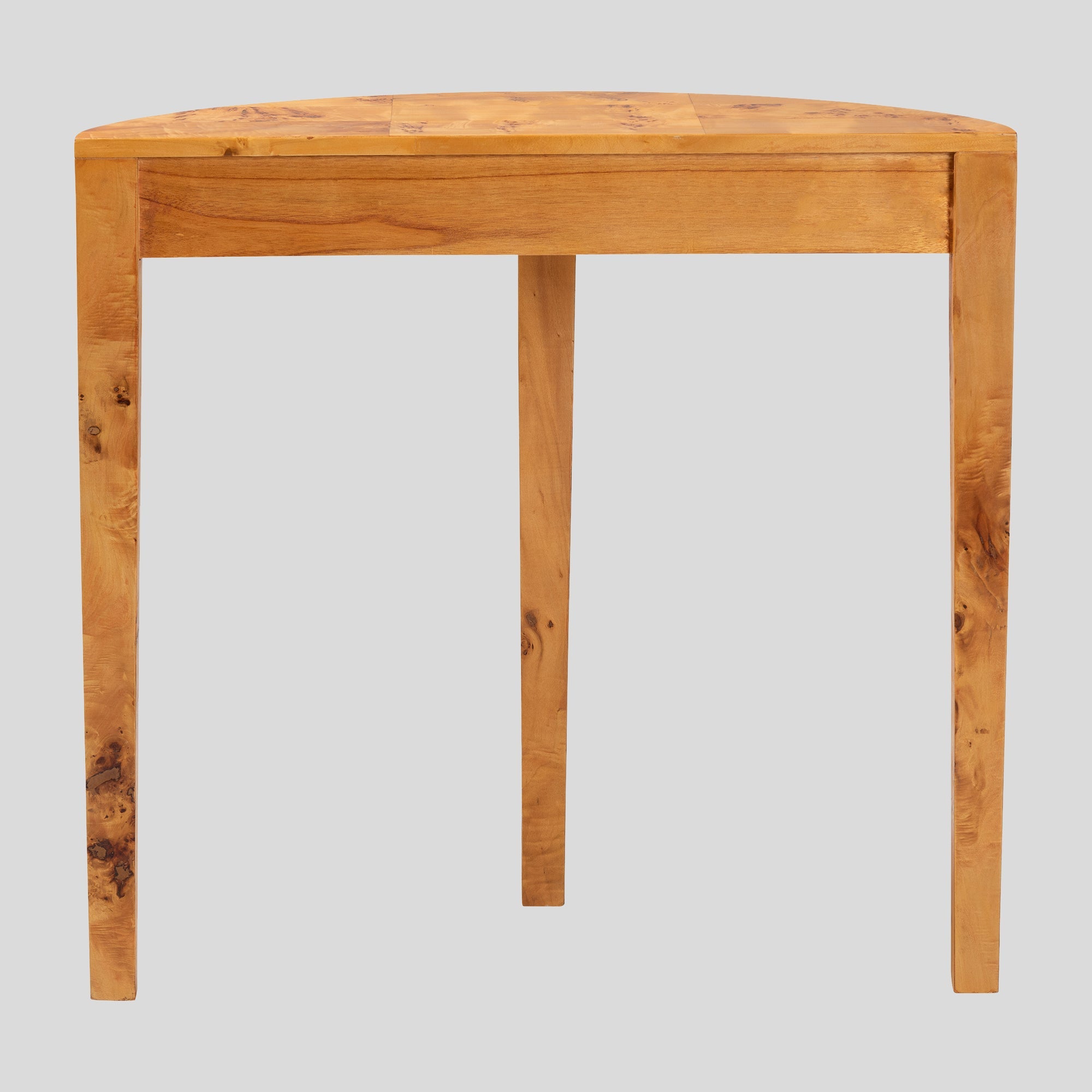 Peyton Burl Wood Console Table