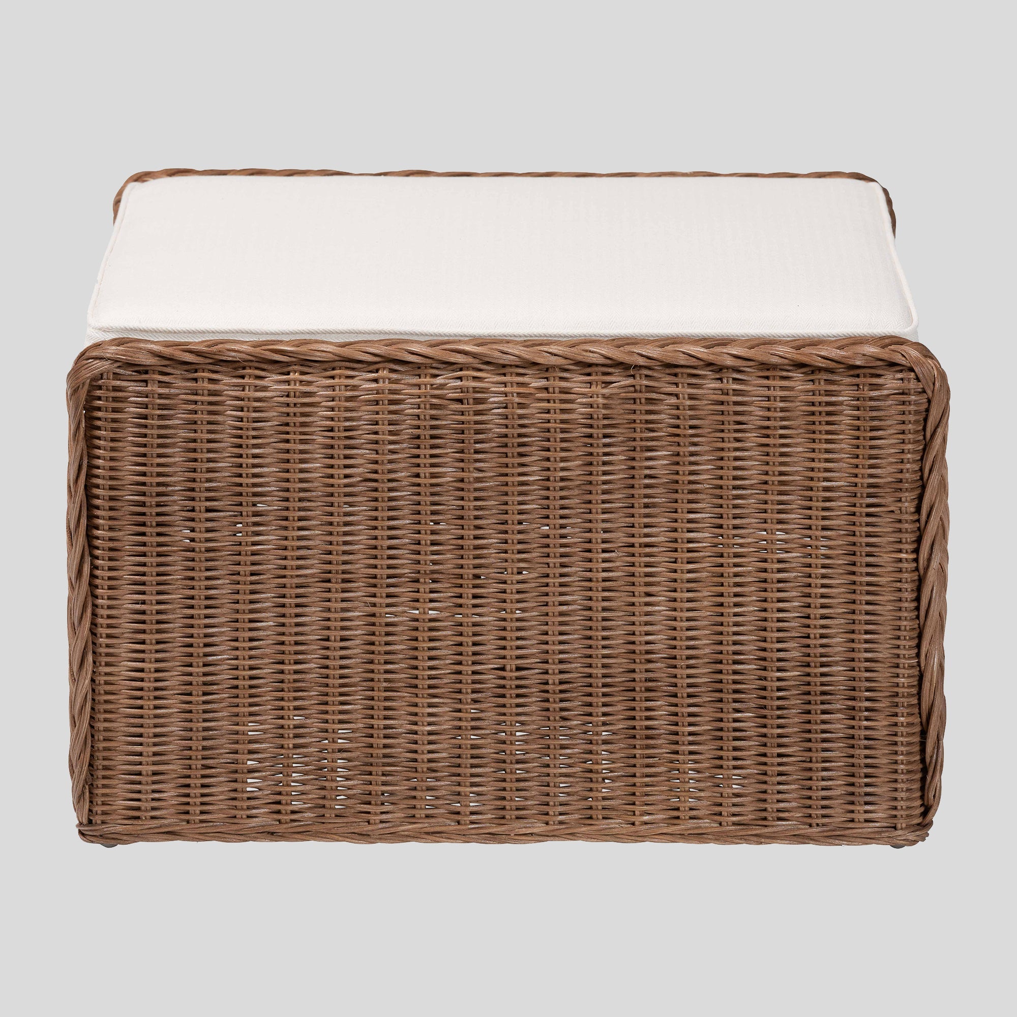 Rebecca Rattan Footstool