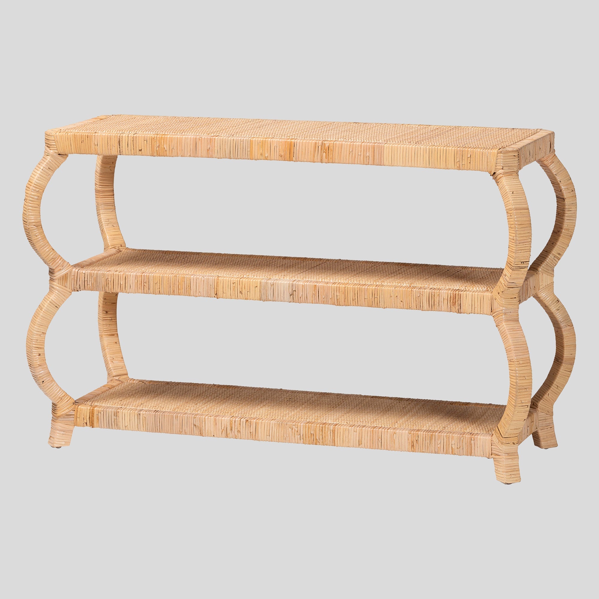 Nelson Rattan Console Table