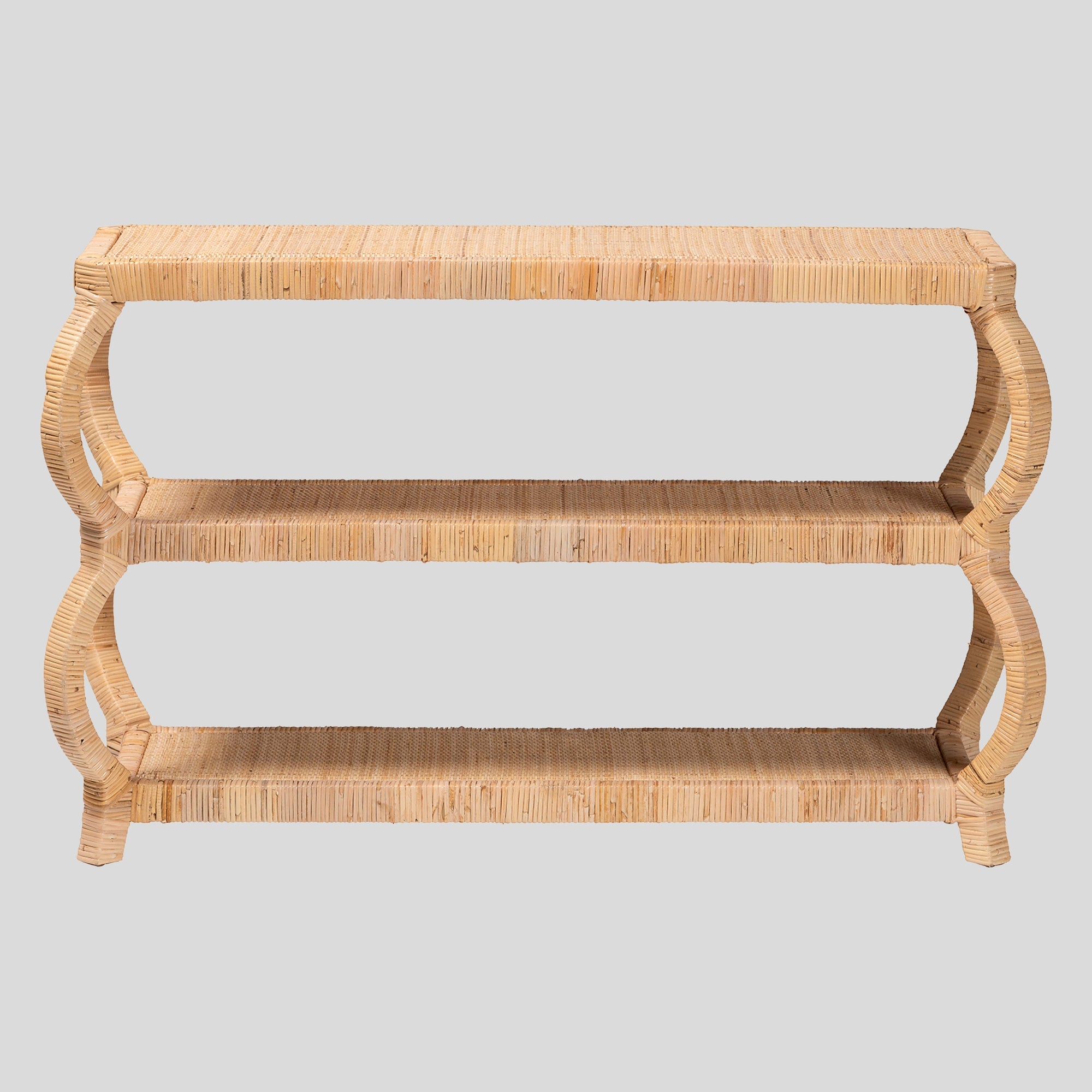 Nelson Rattan Console Table