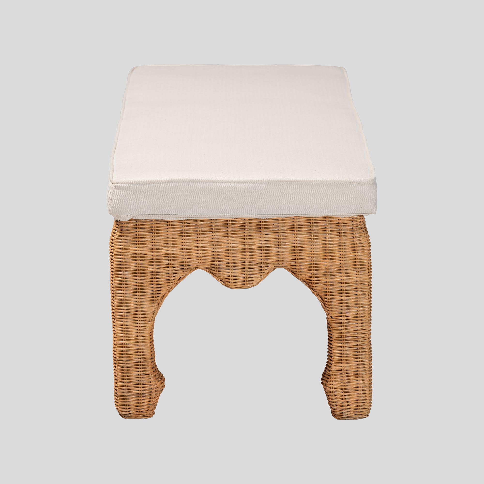 Selene Rattan Bench