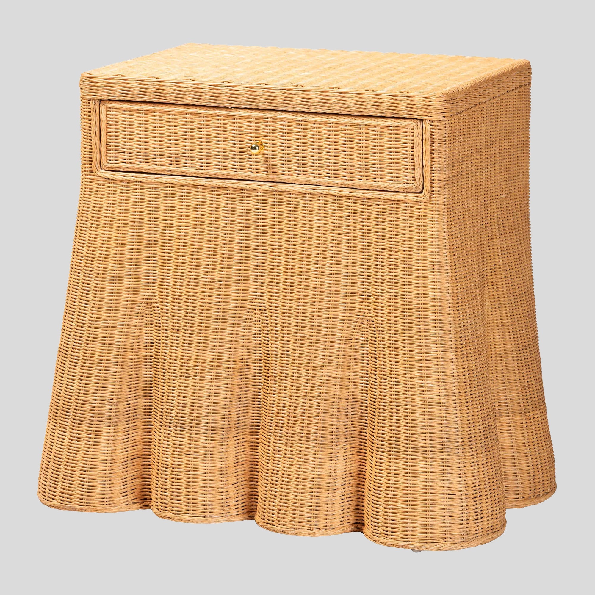 Nyssa Rattan Console Table