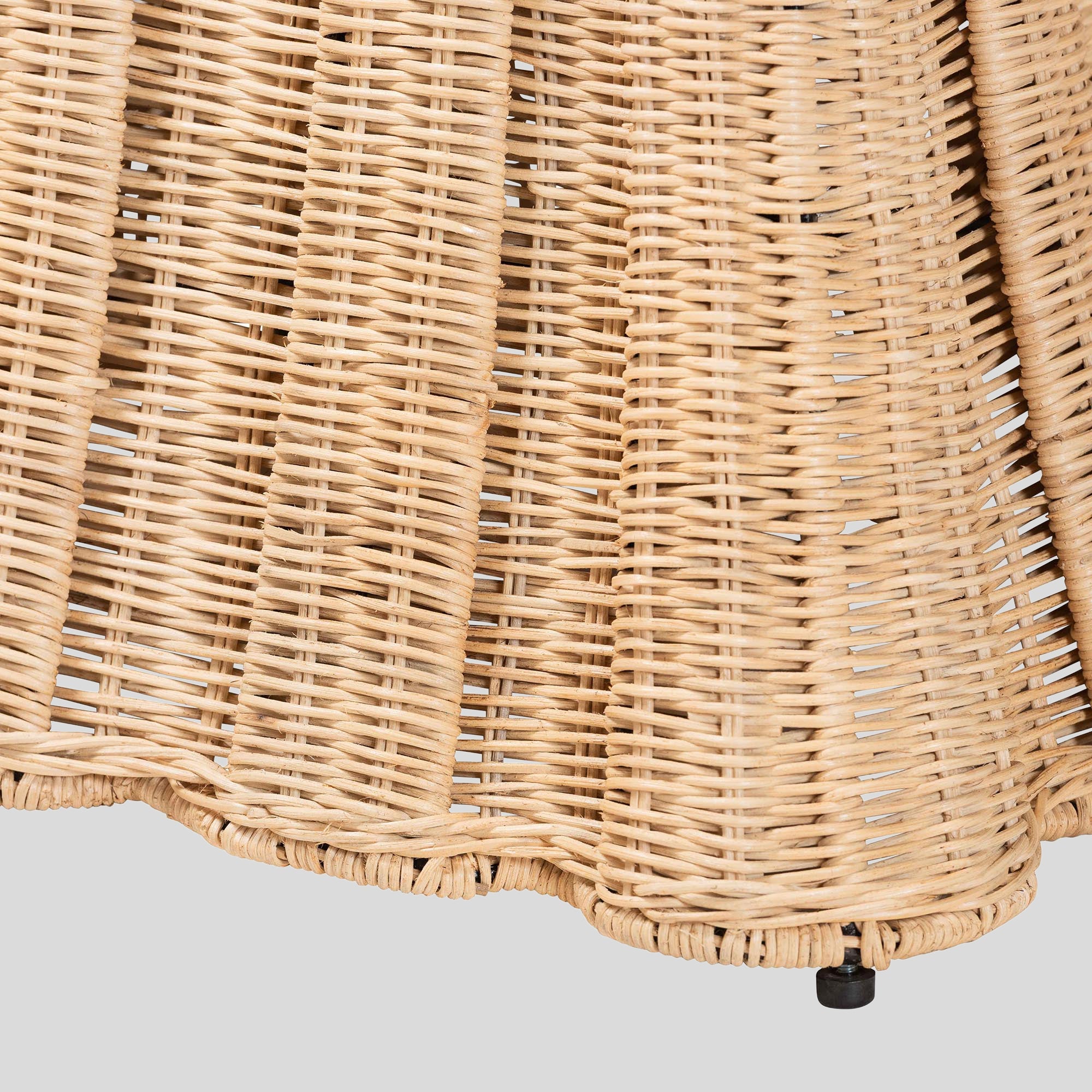 Calix Rattan Ottoman