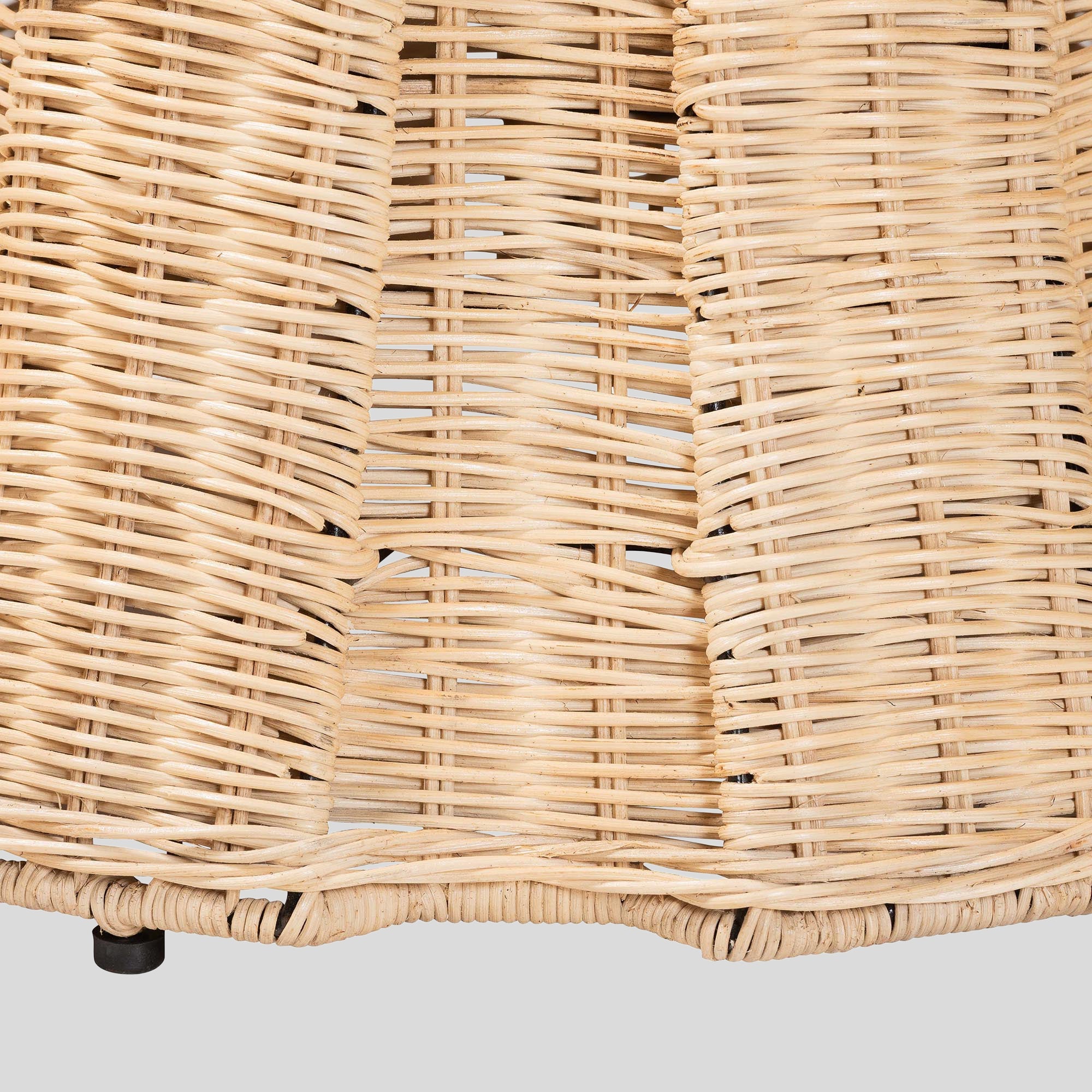 Serenya Rattan Ottoman