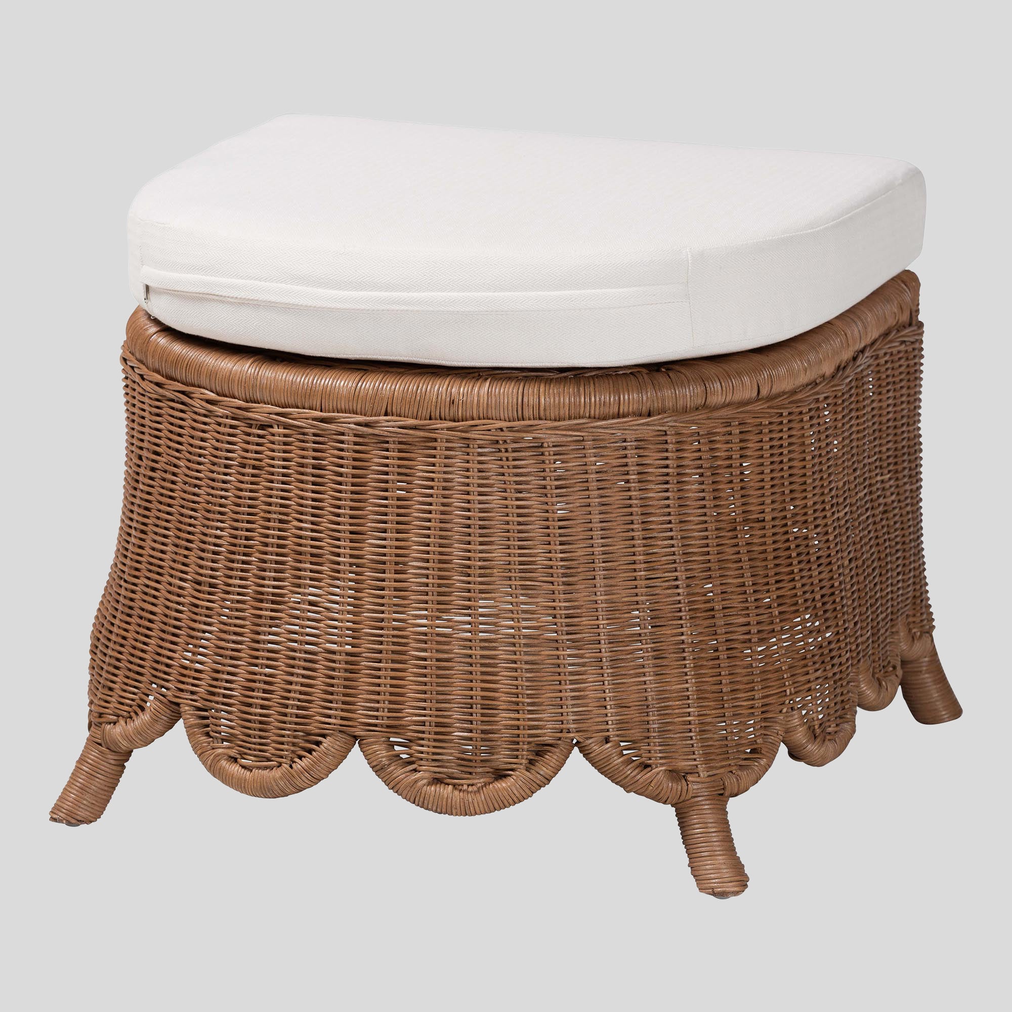 Solace Rattan Footstool