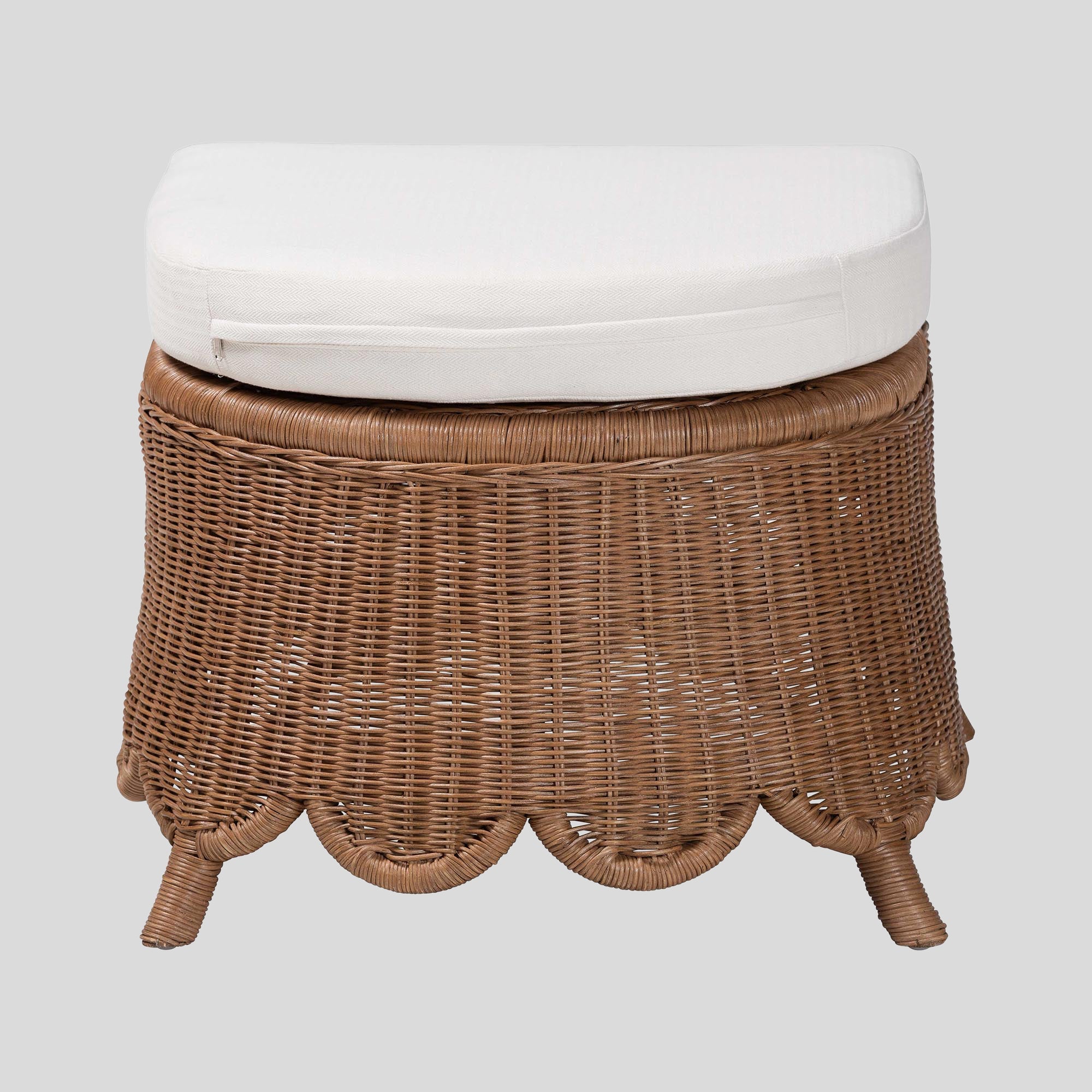 Solace Rattan Footstool