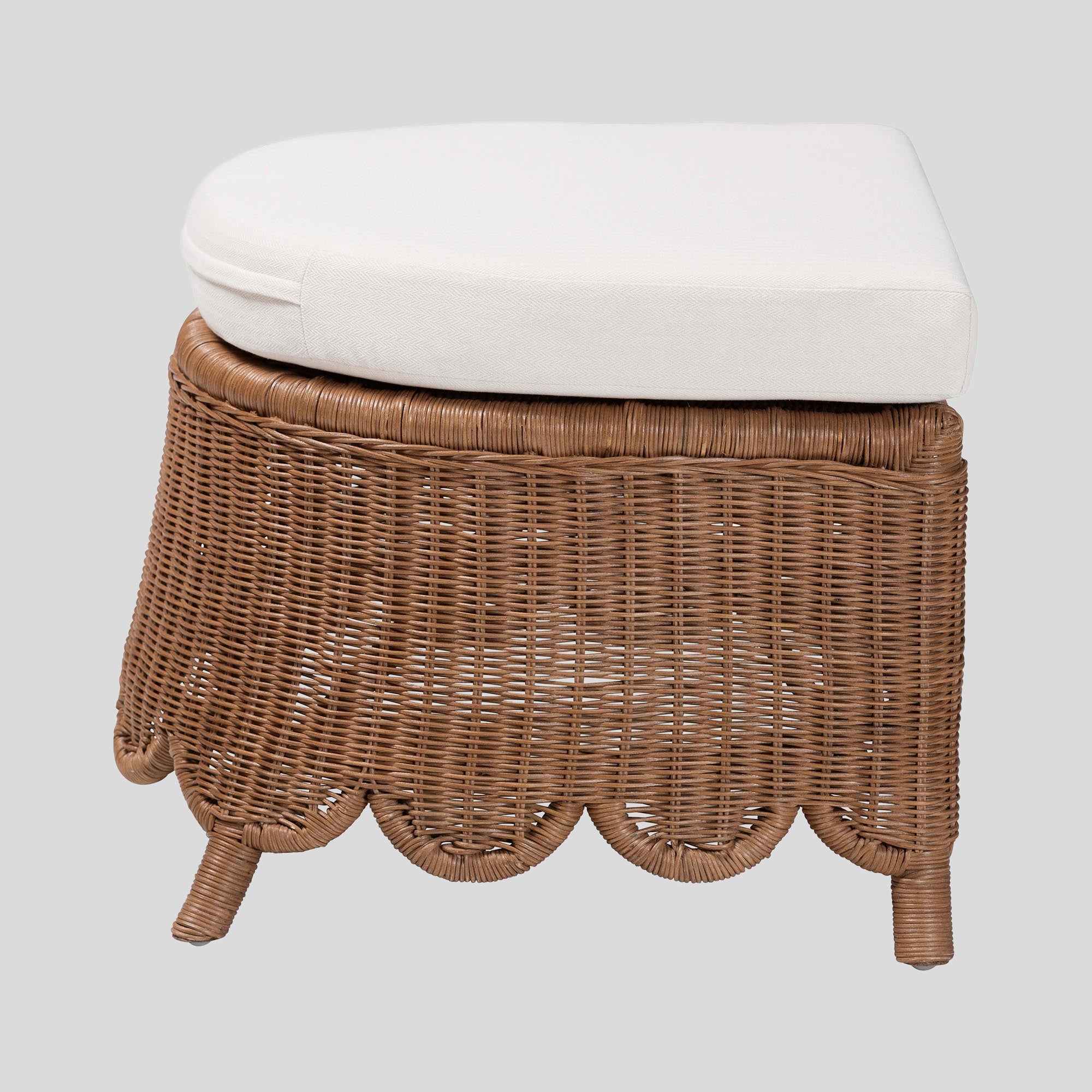 Solace Rattan Footstool