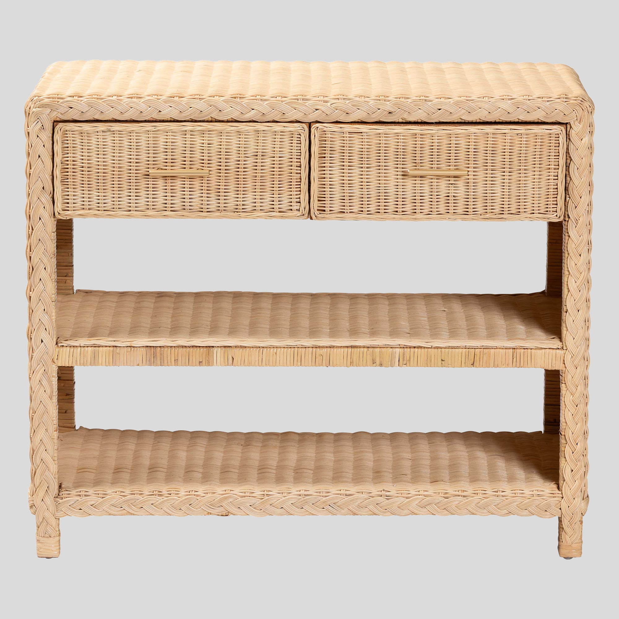 Kaity Rattan Console Table
