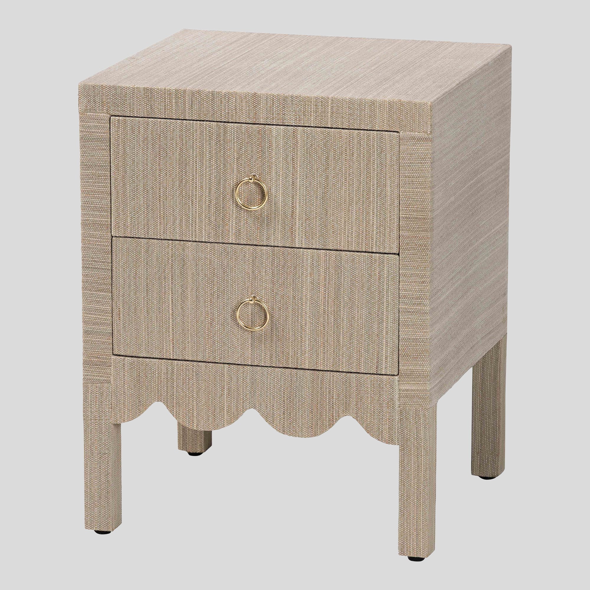 Baylor Grasscloth Nightstand