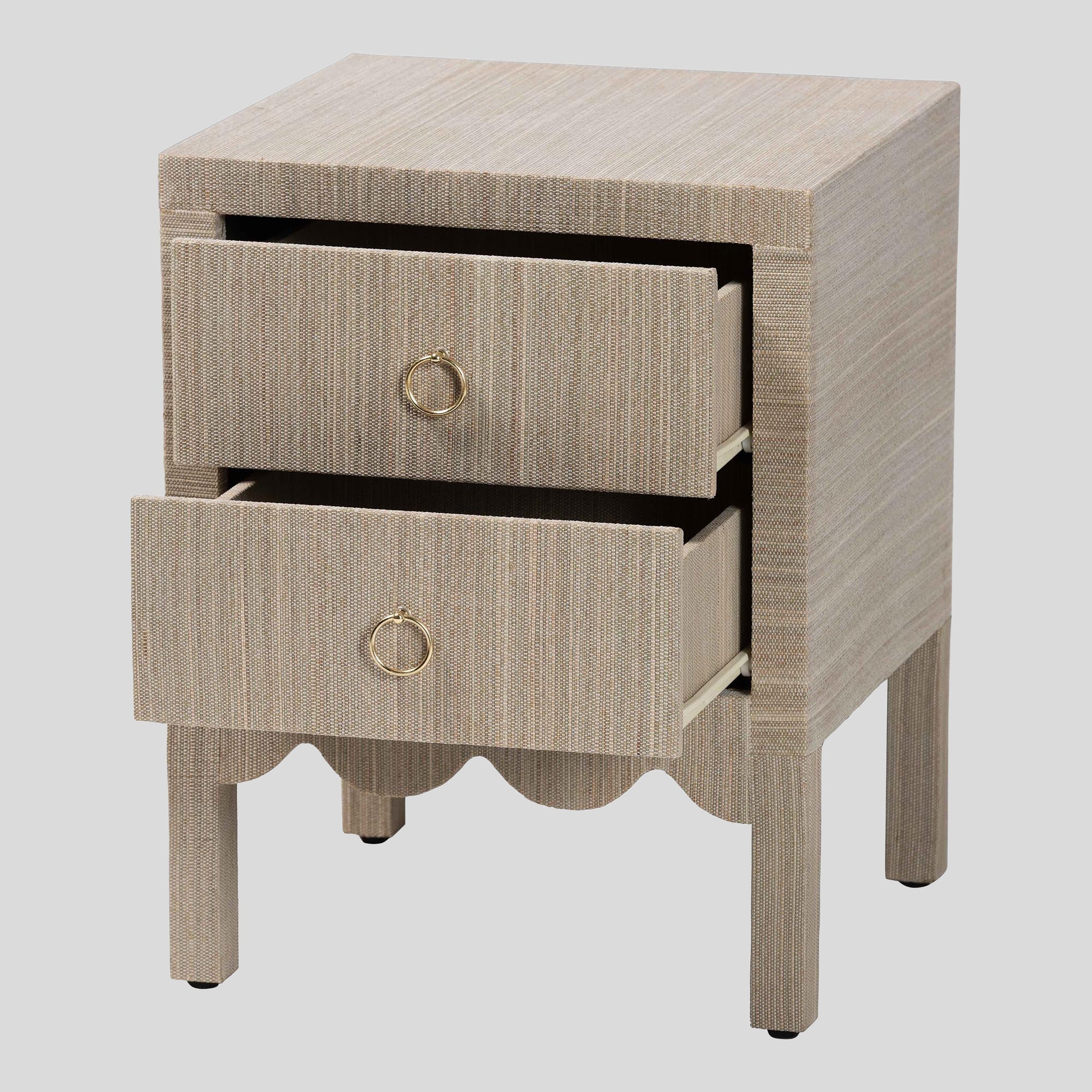 Baylor Grasscloth Nightstand
