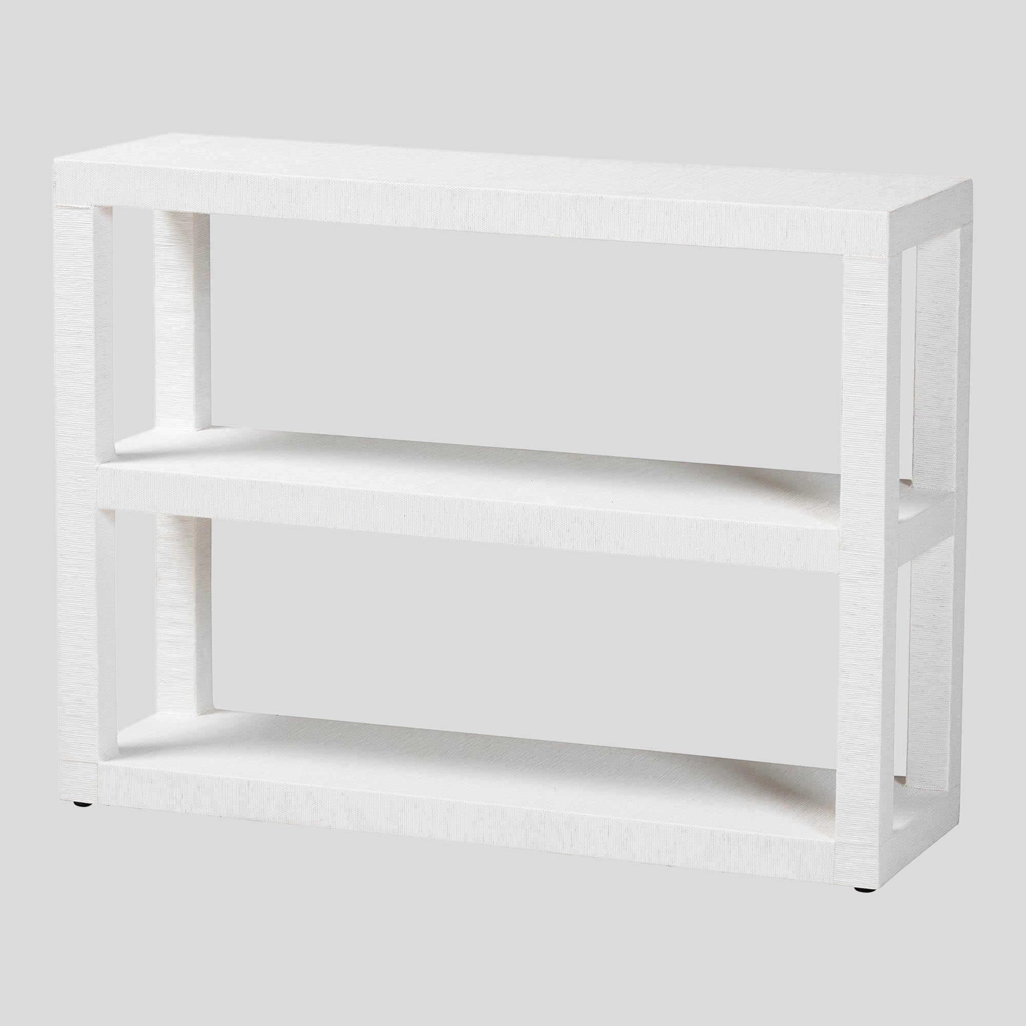Breccan Grasscloth Bookshelf
