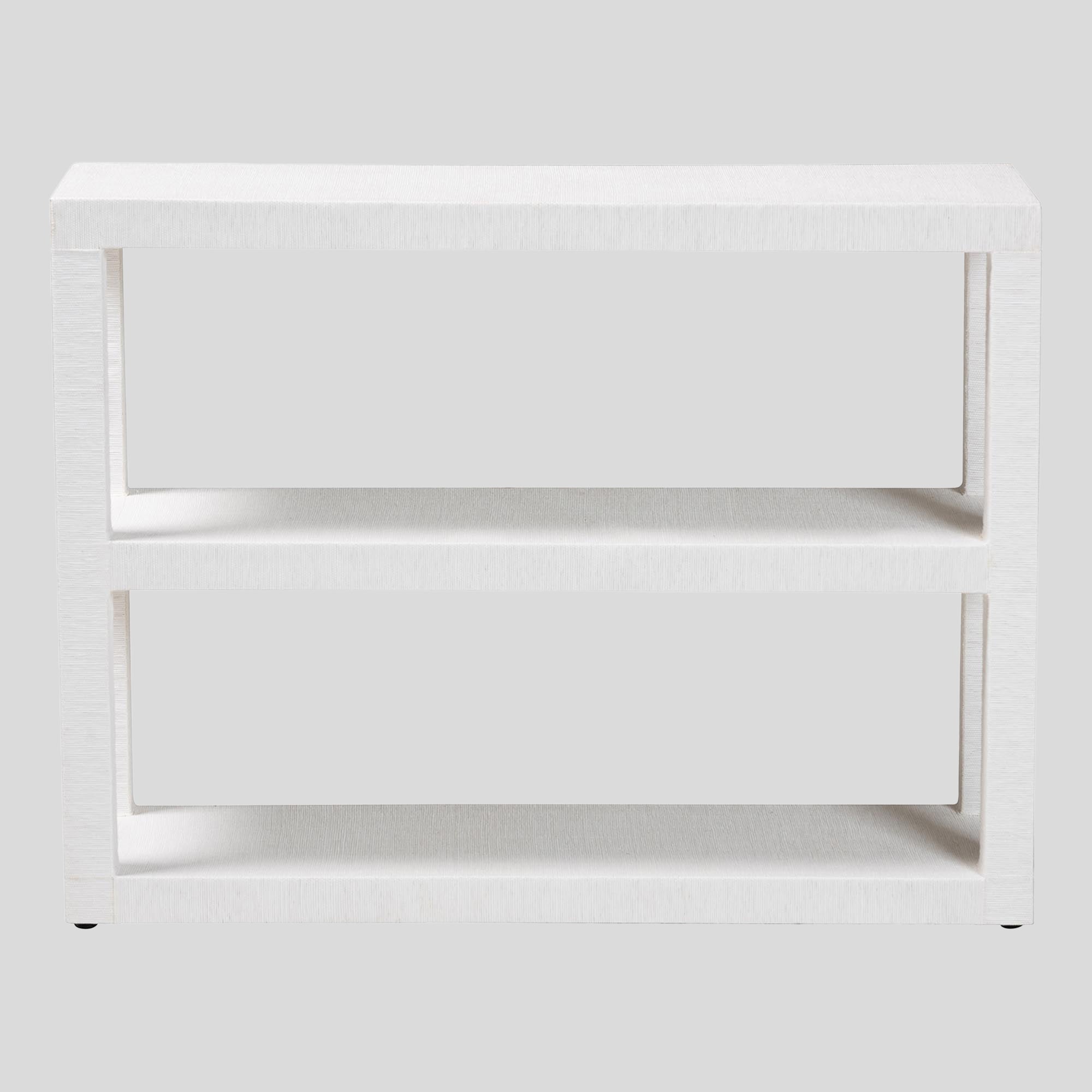 Breccan Grasscloth Bookshelf