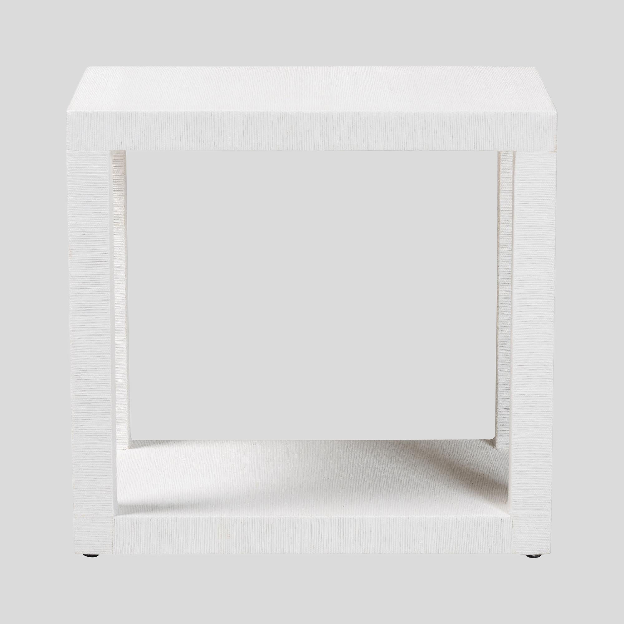Breccan Grasscloth End Table