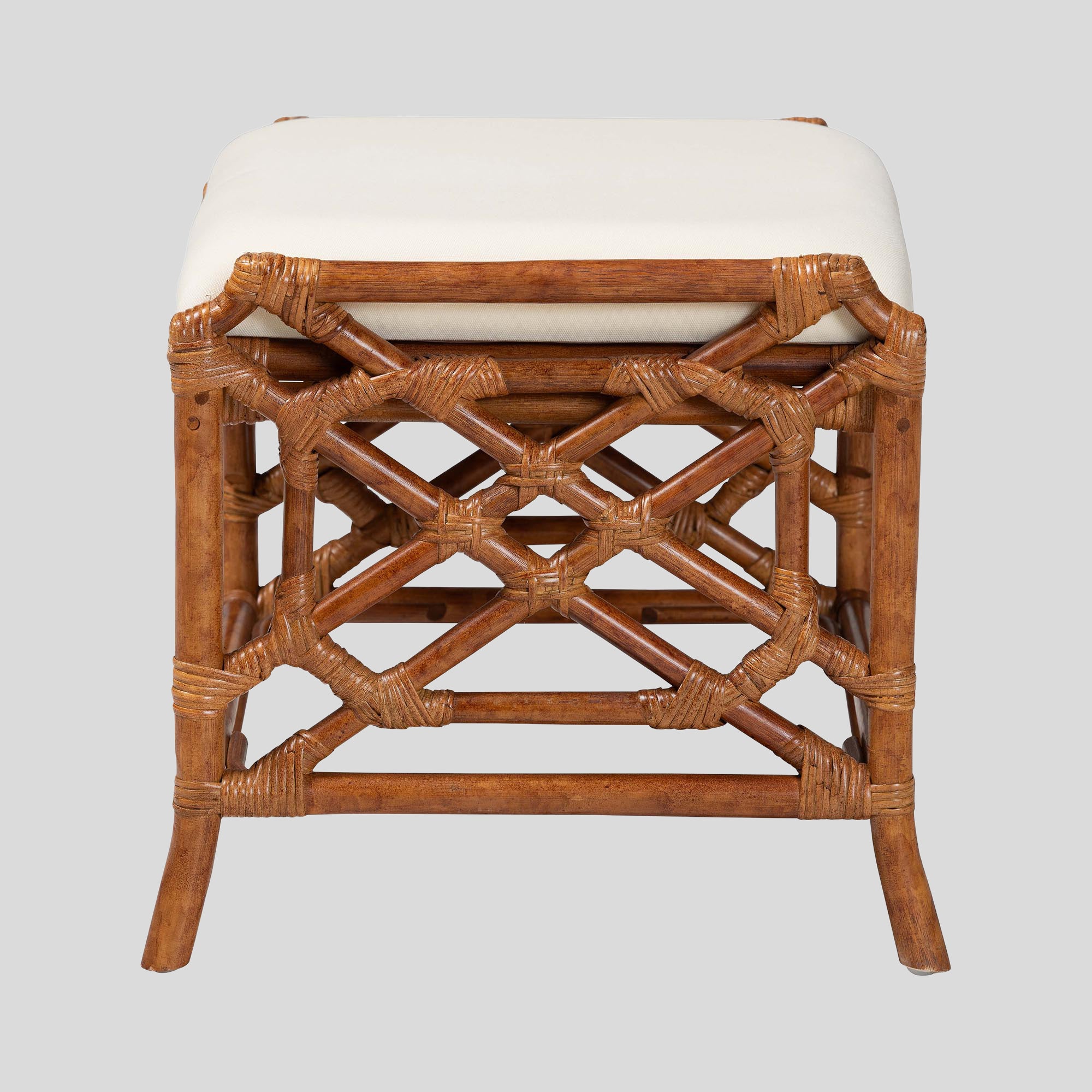 Calyx Rattan Ottoman