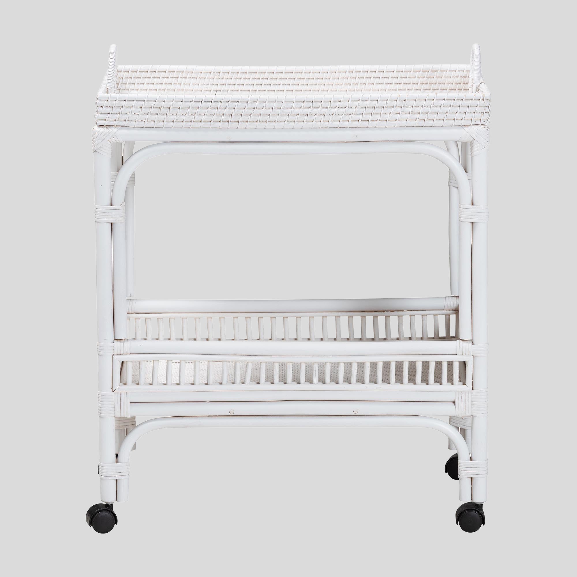 Renato Rattan Wine Cart