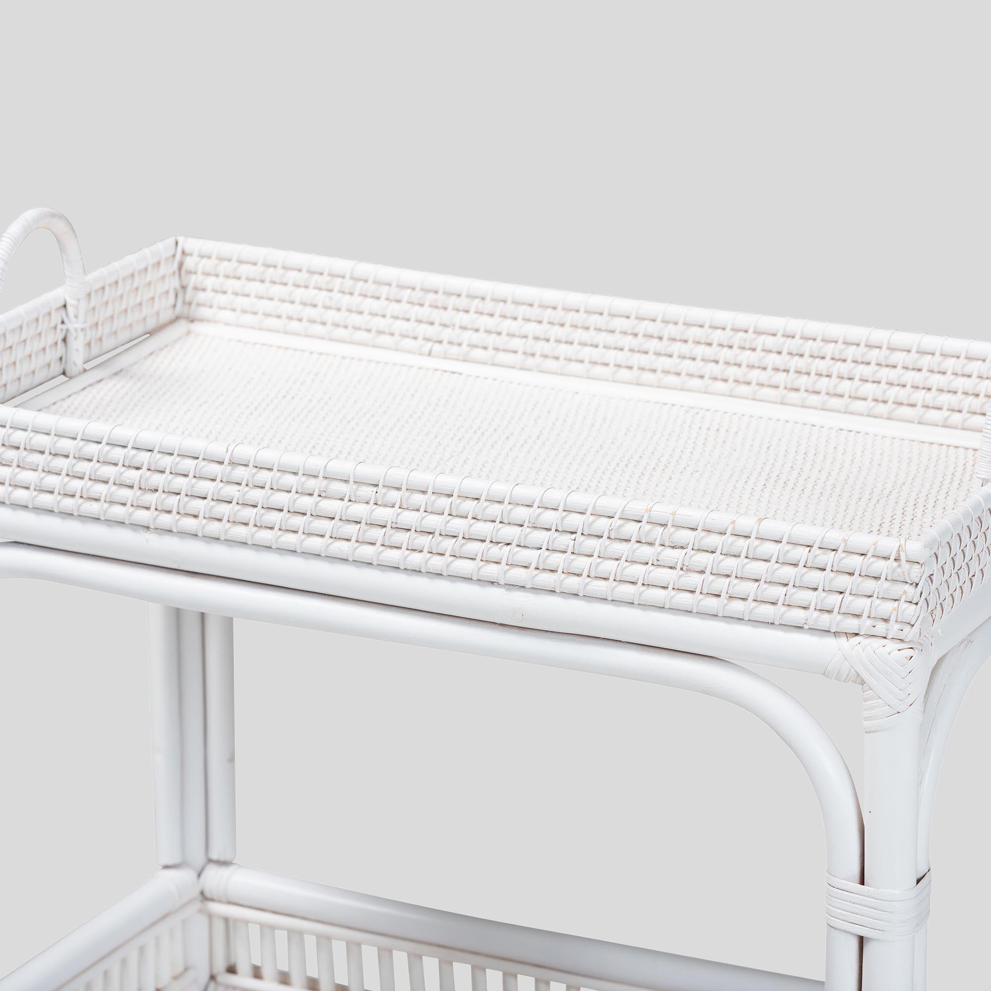 Renato Rattan Wine Cart